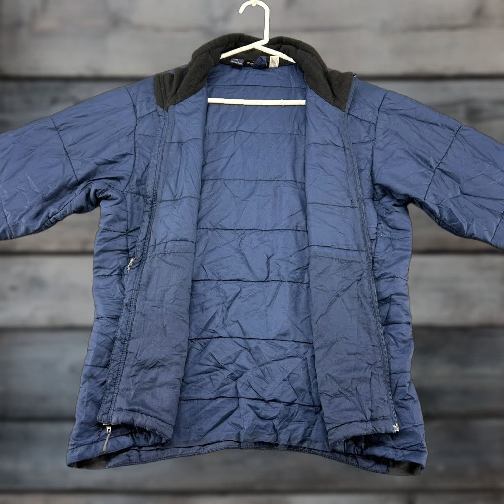 Montbell VINTAGE Montbell Jacket Womens M Blue Navy Puffer Full Zip Quilted Polyester Y2K Size M / US 6-8 / IT 42-44 - 1 Thumbnail