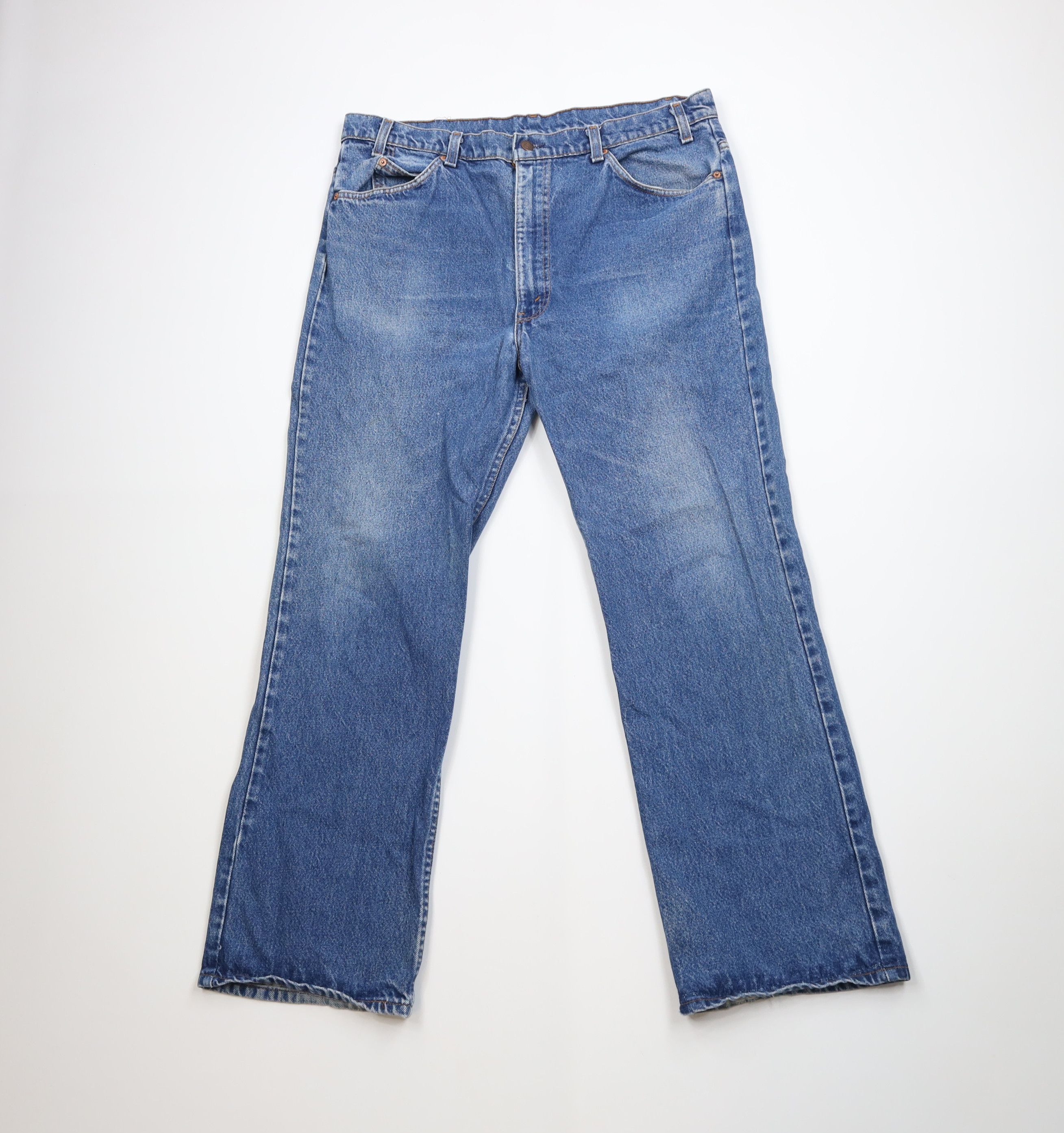 Levi's Vintage 90s Levis 517 Orange Tab Flared Wide Leg Jeans USA Size US 38 / EU 54 - 1 Thumbnail