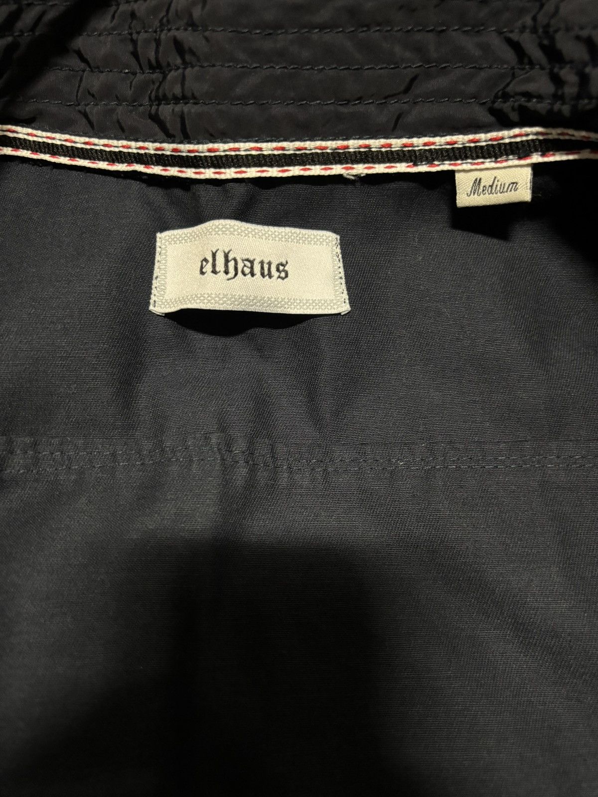 Elhaus Elhaus Navy Cotton Jacket Size US M / EU 48-50 / 2 - 3 Thumbnail