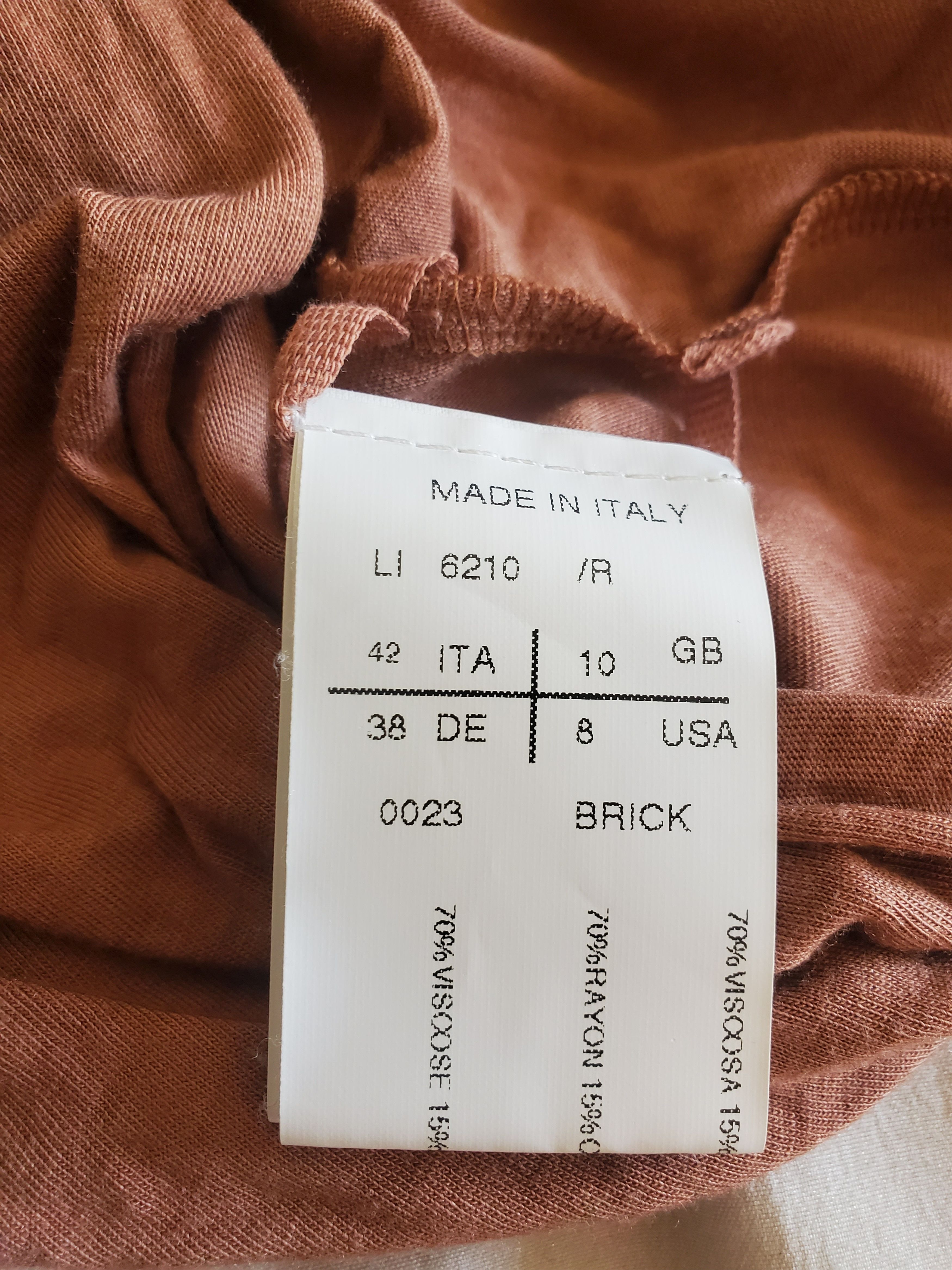 Rick Owens Rick owens rust brown asymmetrical top Size US S / EU 44-46 / 1 - 4 Thumbnail