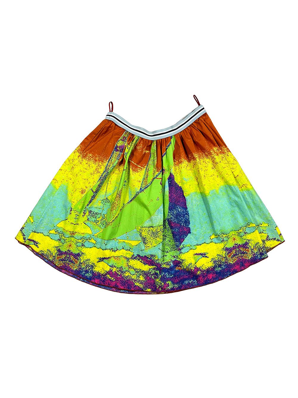 Prada Prada Olympic Line Sailing Graphic Skirt Size 28" / US 6 / IT 42 - 1 Thumbnail