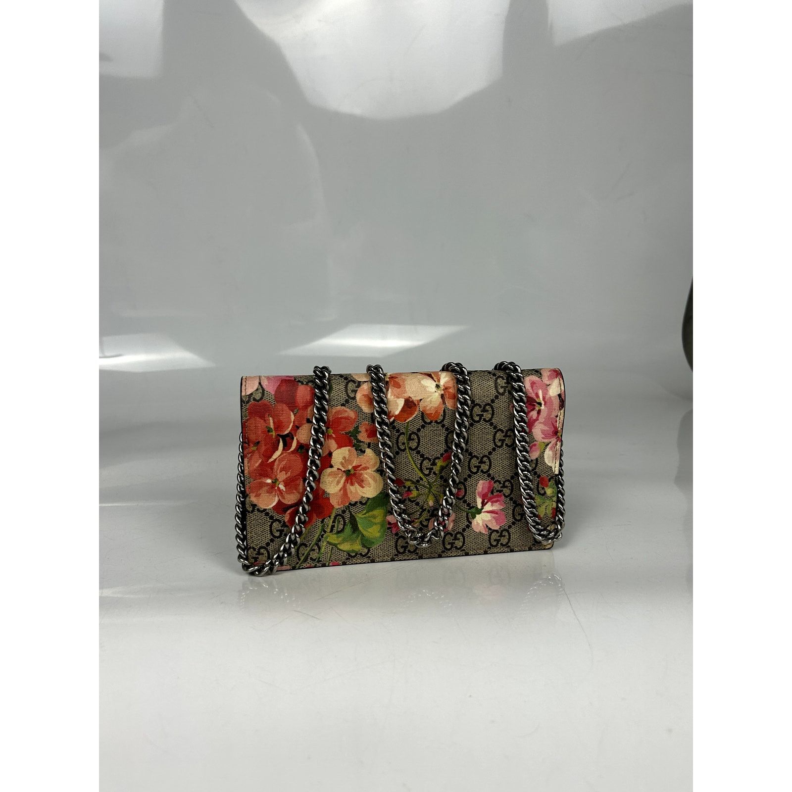 Gucci Gucci Multicolor GG Blooms Supreme Canvas WOC Size ONE SIZE - 2 Thumbnail