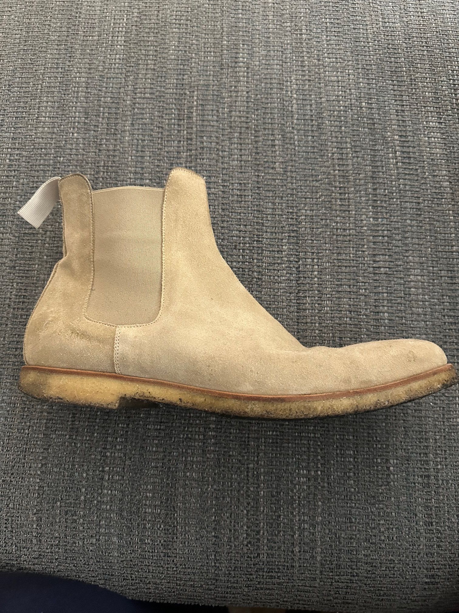 Common Projects Common Projects Suede Chelsea Boot 'Tan' Size US 12 / EU 45 - 5 Thumbnail