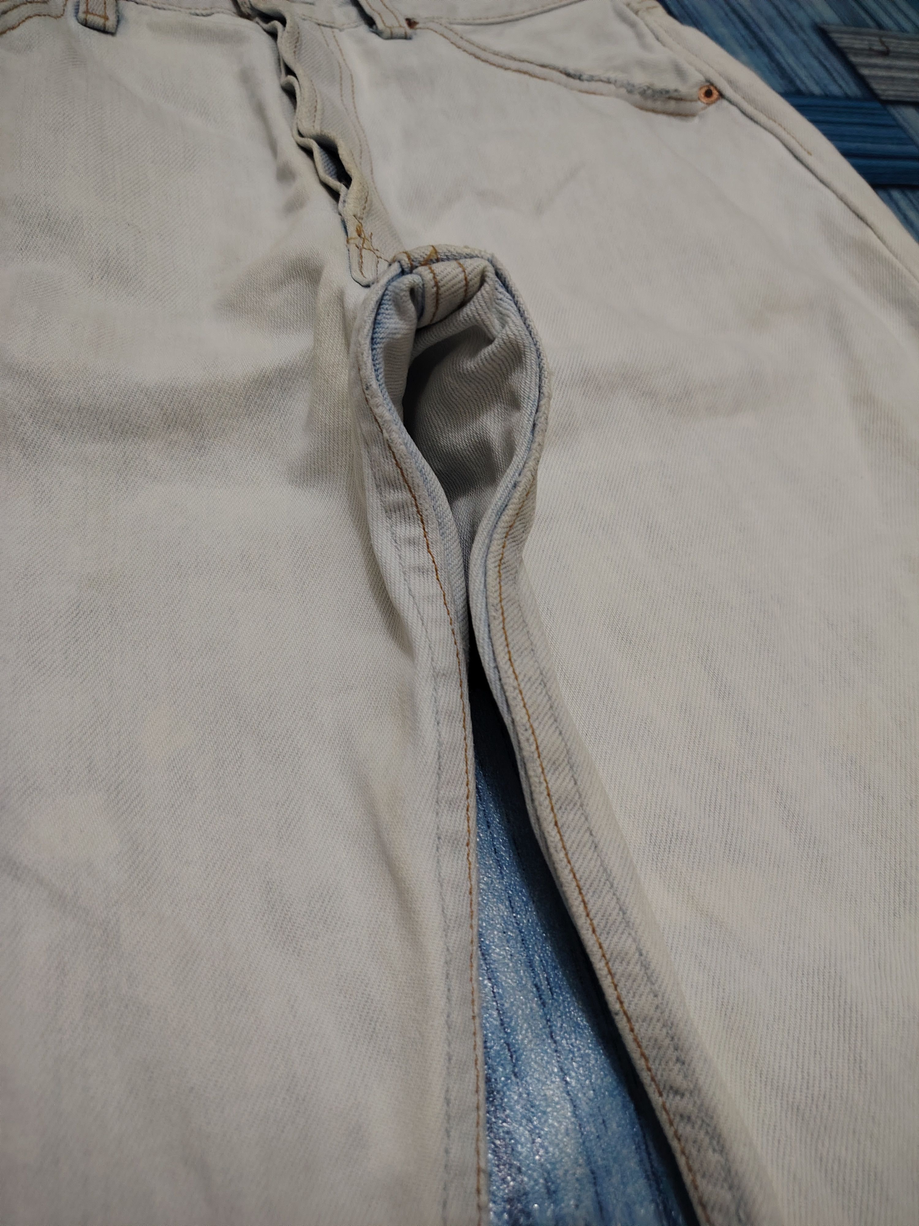 Levi's Thrashed Acid Washed Vtg Levi's 501 Button 553 made in usa Size US 30 / EU 46 - 11 Thumbnail