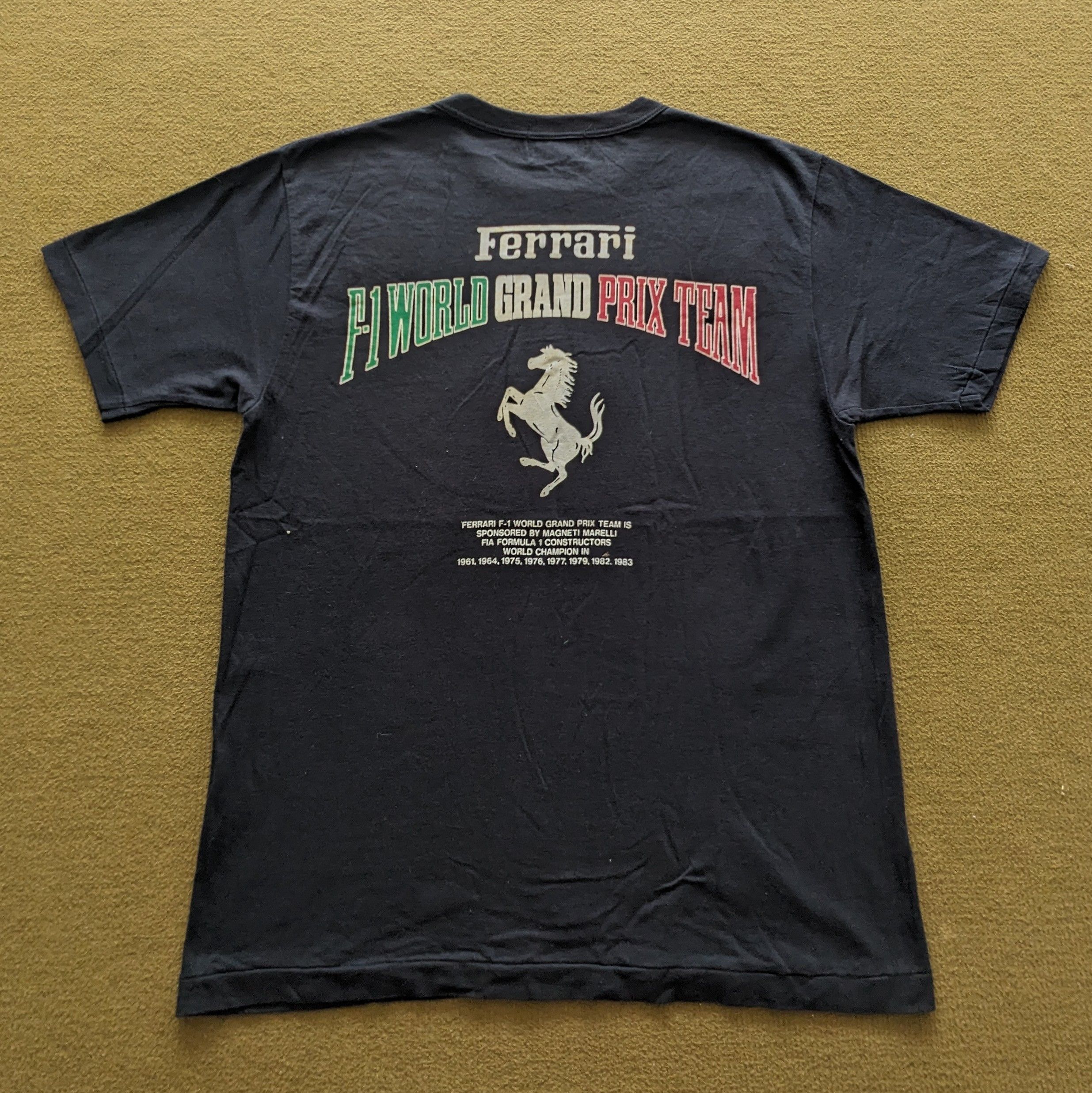 Ferrari Vintage 90's MAGNETI MARELLI FERRARI Luxury Car T-shirt Size US M / EU 48-50 / 2 - 3 Thumbnail