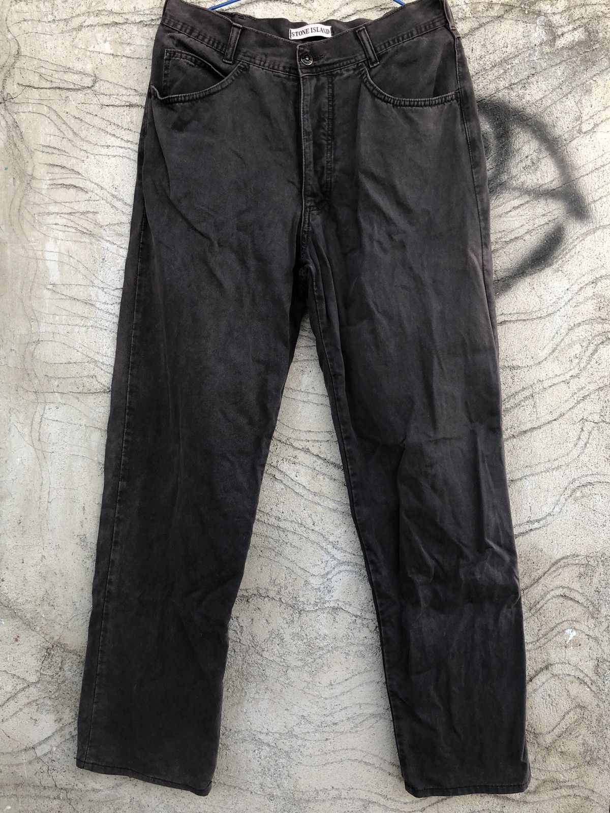 image of Vintage Stone Island Marina Pants in Grey, Men's (Size 30)