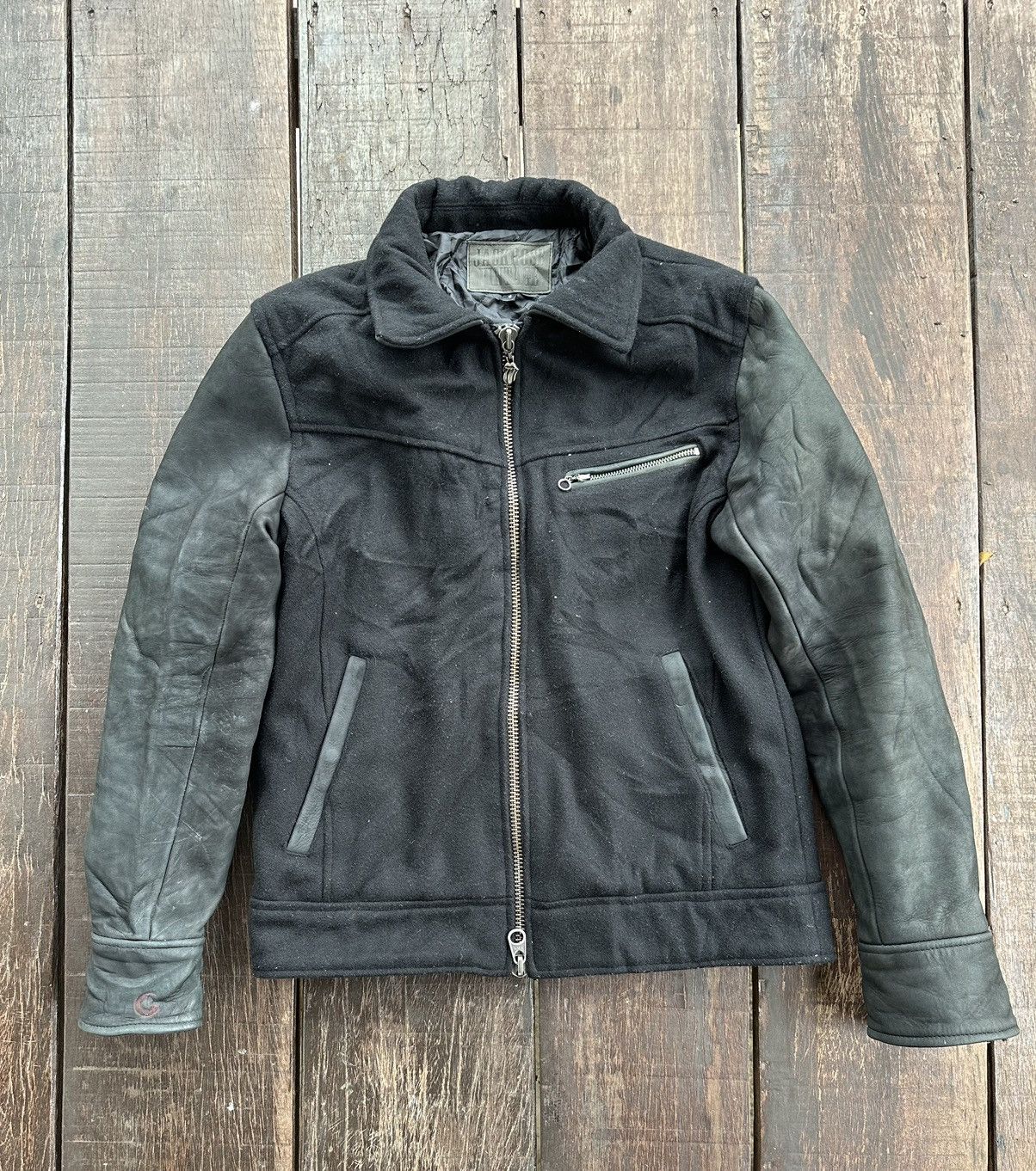 JACKROSE The rolling stones Jack rose vintage leather varsity jacket Size US S / EU 44-46 / 1 - 2 Thumbnail