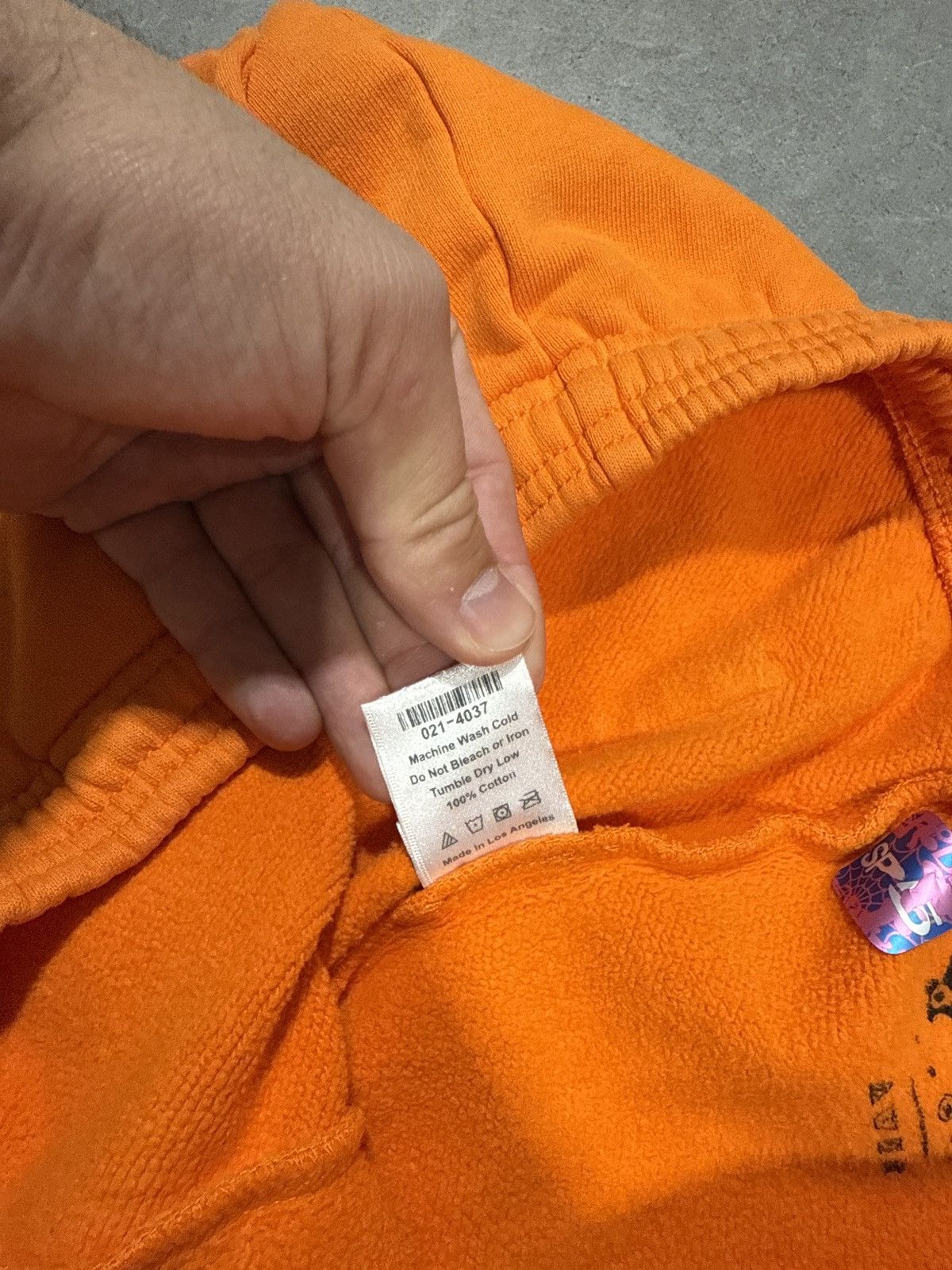 Sp5der Sp5der Beluga Sweatpants Orange Size US 34 / EU 50 - 6 Thumbnail
