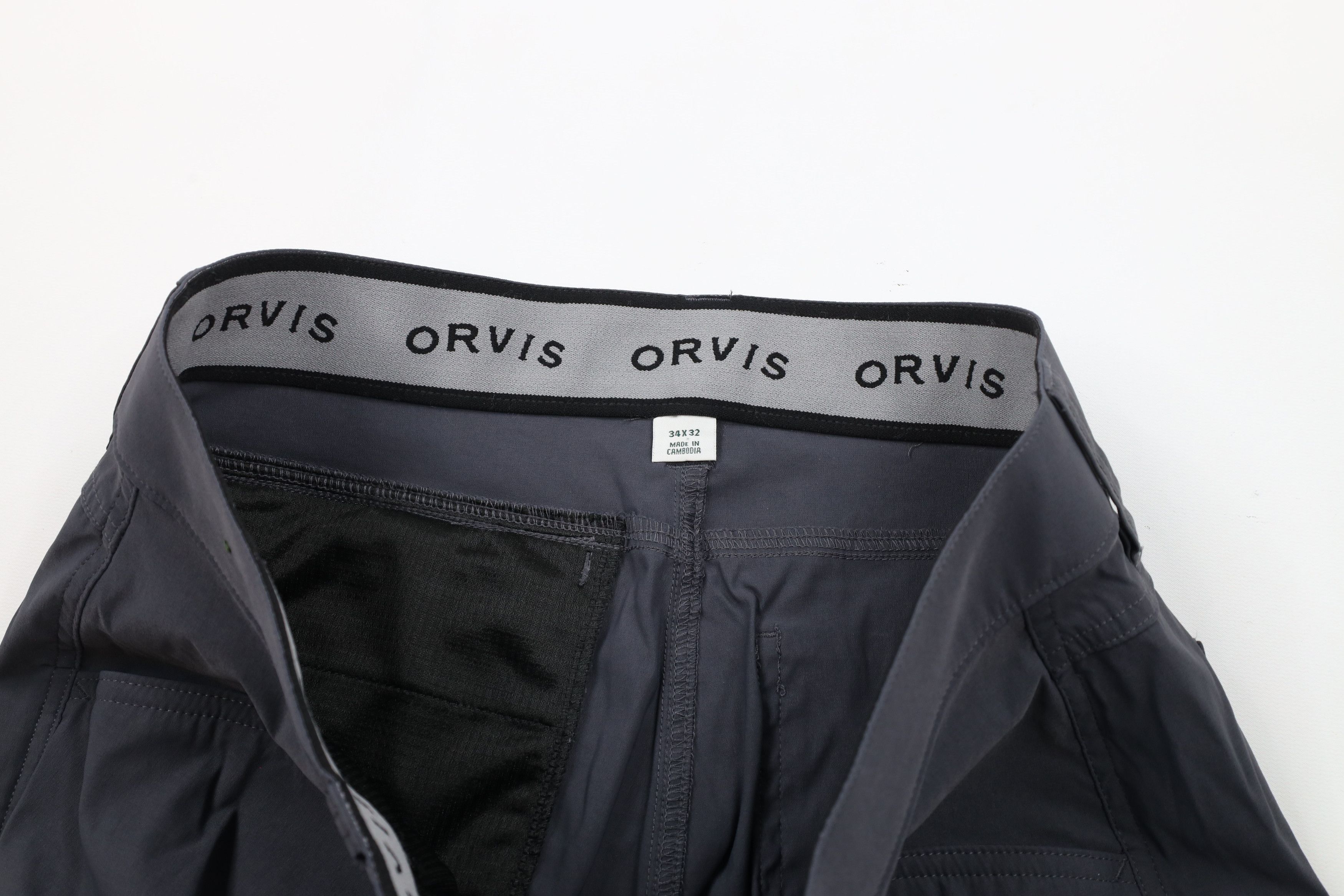 Orvis × Vintage Orvis 5 Pocket Tech Trail Outdoor Hiking Camping Pants Gray Size US 34 / EU 50 - 7 Thumbnail