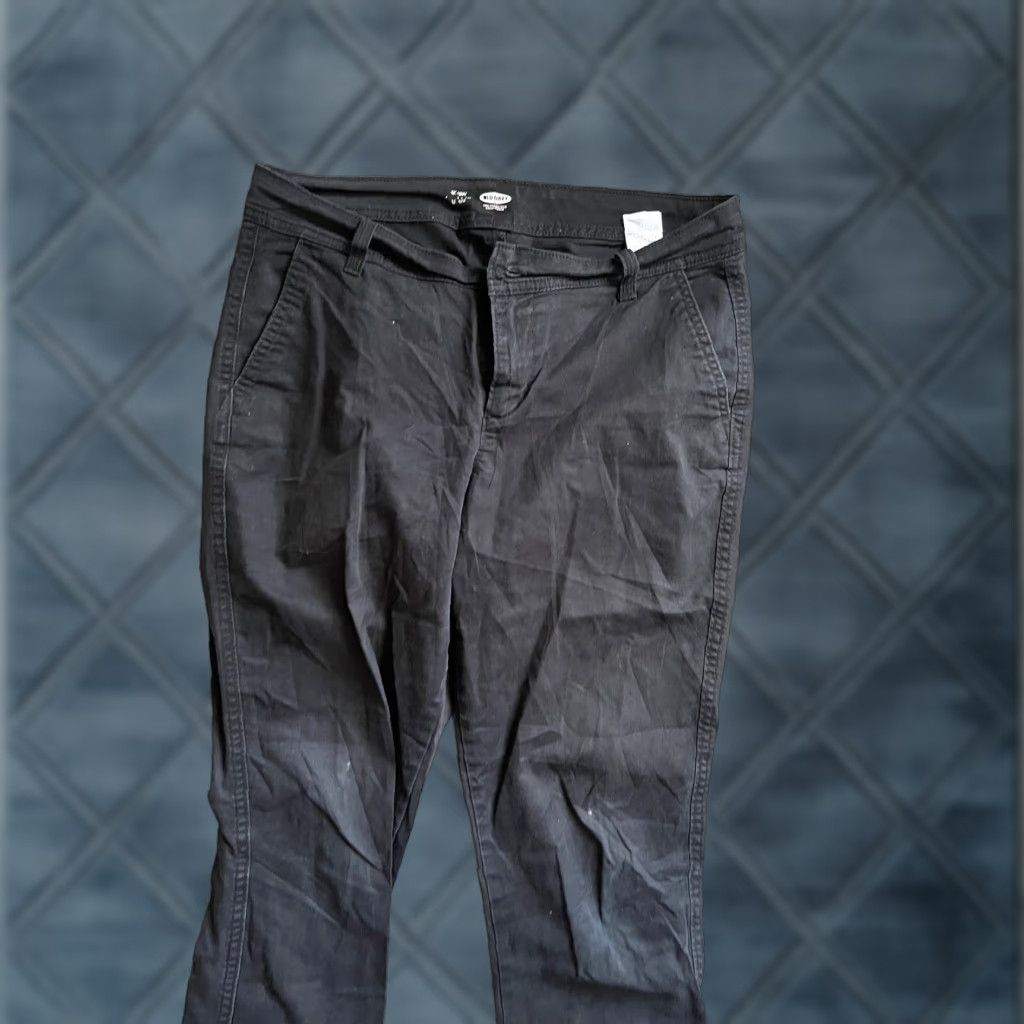 Old Navy Old Navy Black Skinny Stretch Rise Pants Women Size 6 Reg Pockets Size 28" / US 6 / IT 42 - 1 Thumbnail