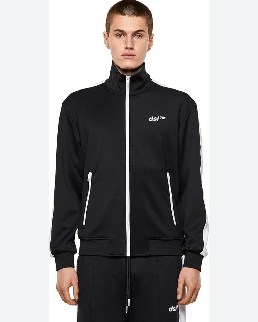 Diesel DIESEL S-KRAMY TRACK JACKET WITH ZIP CLOSURE XS Size US XS / EU 42 / 0 - 1 Thumbnail