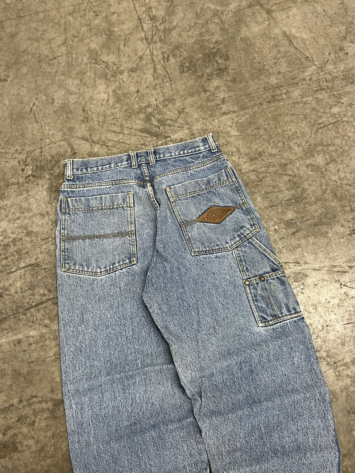 Vintage Y2k boss baggy fit cargo carpenter pants hype skater rare Size US 30 / EU 46 - 3 Thumbnail