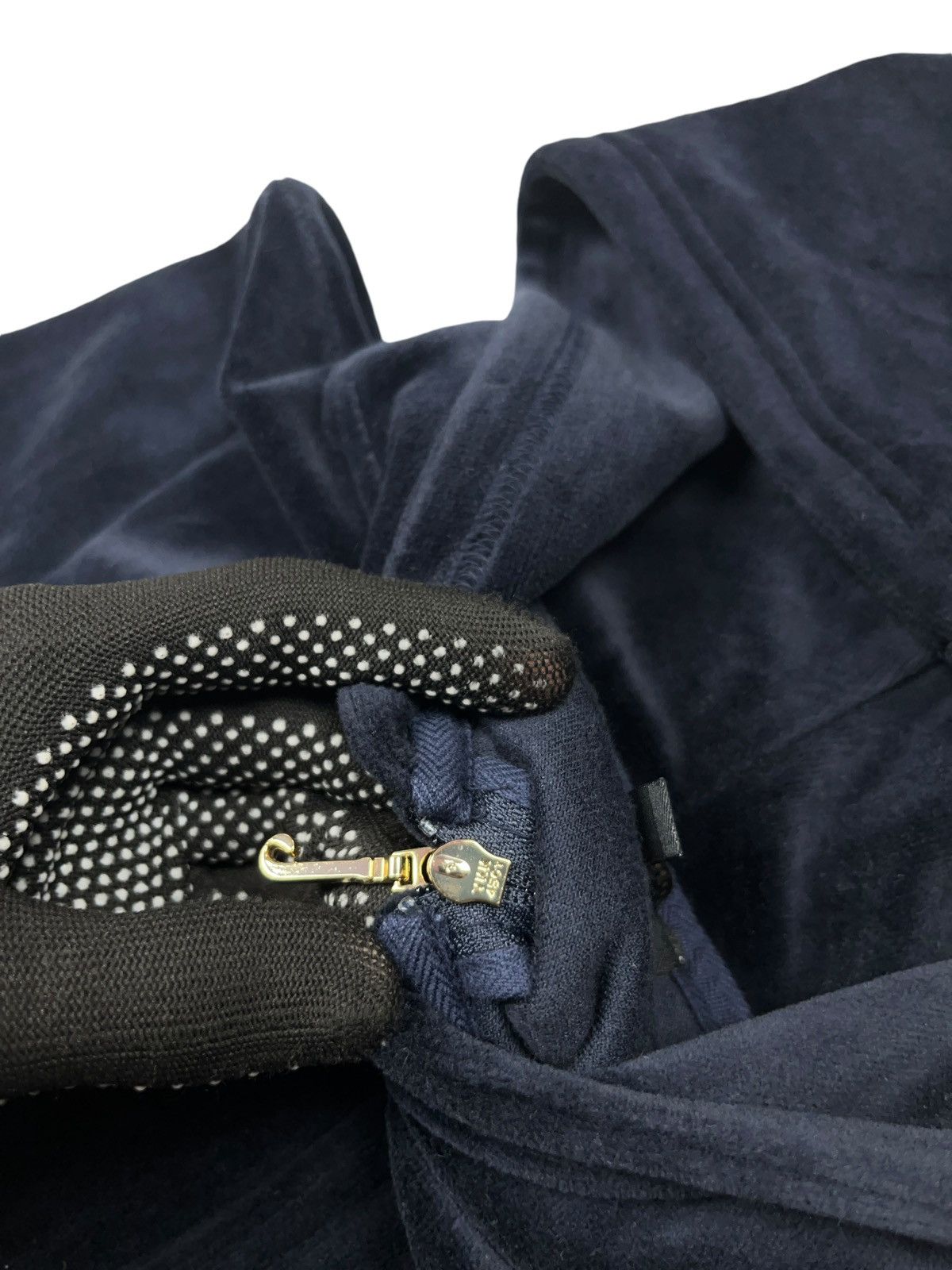 Juicy Couture Vintage y2k Juicy Couture Big Logo Velour Track Suit Size M / US 6-8 / IT 42-44 - 8 Thumbnail