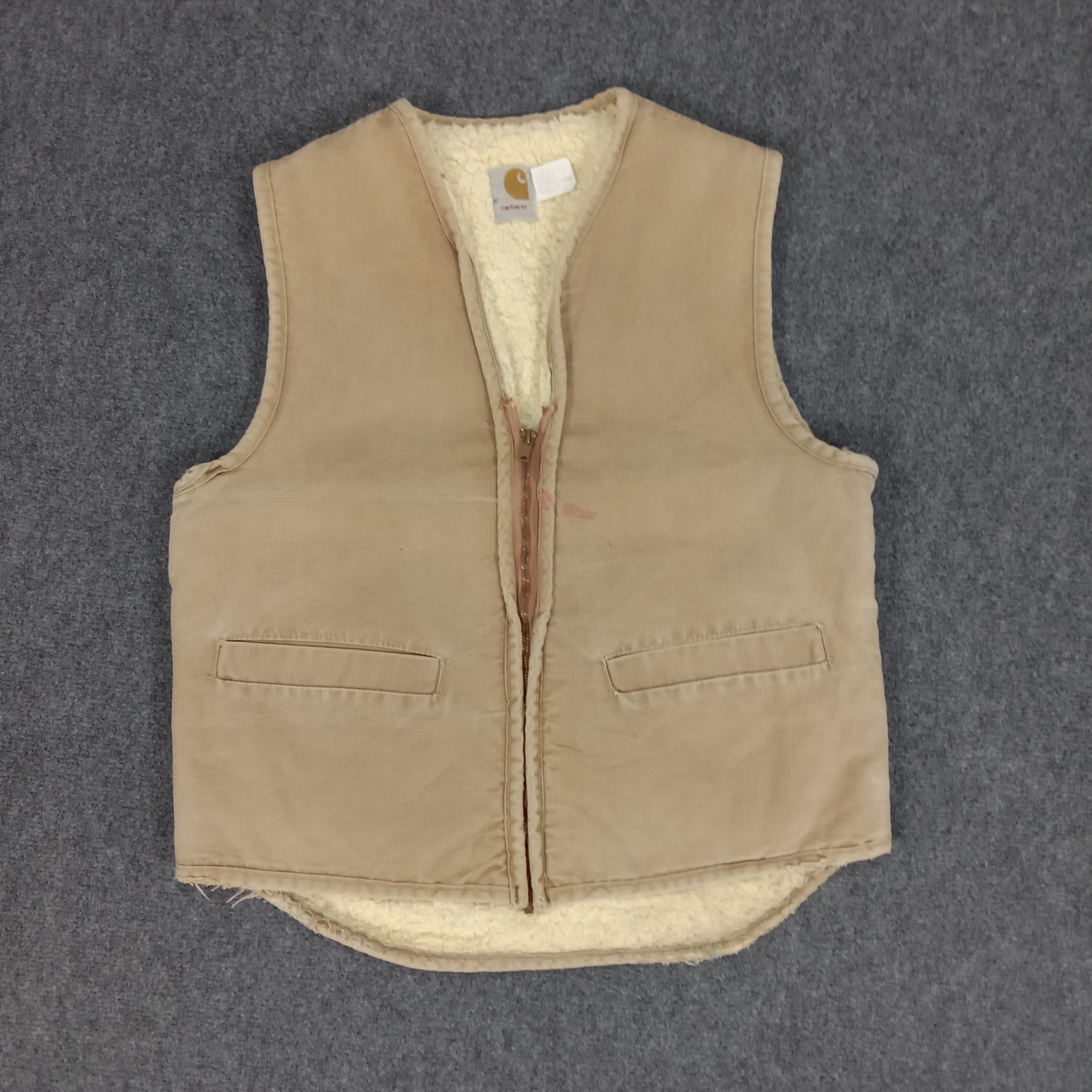 Carhartt × Vintage Carhartt American Style Sherpa Vest Size US S / EU 44-46 / 1 - 1 Thumbnail