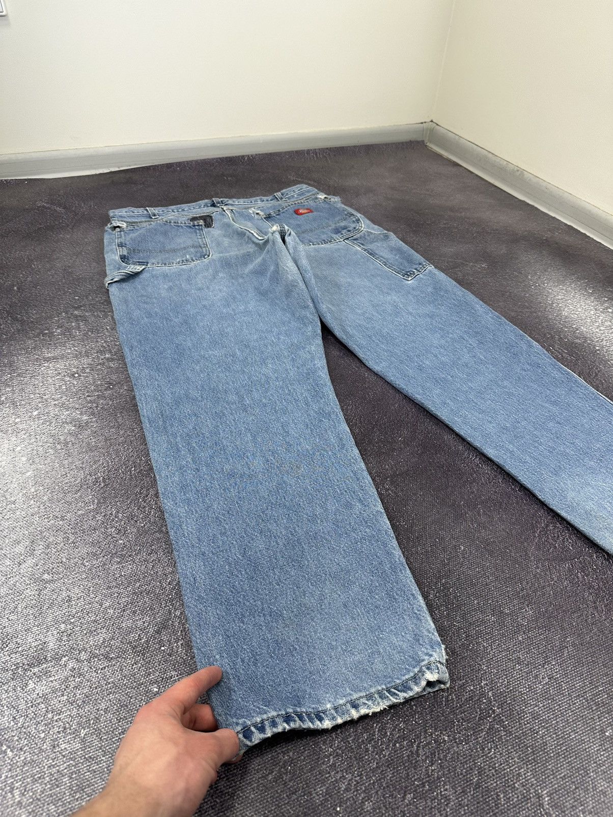 Dickies Vintage Dickies Light Blue Carpenter USA Opium Work Pants Size US 38 / EU 54 - 3 Thumbnail