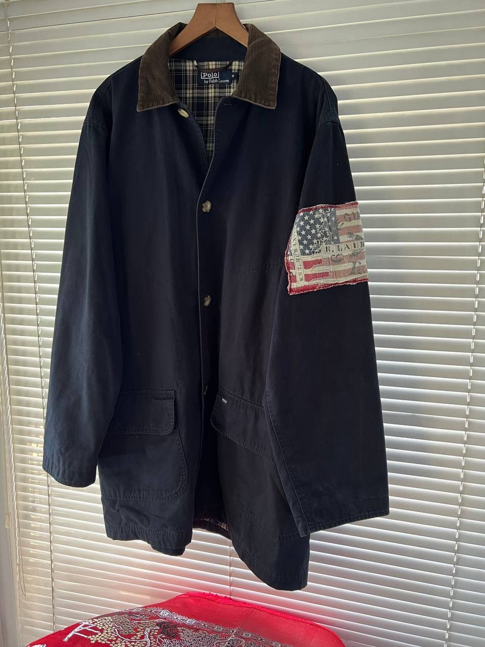 Polo Ralph Lauren Polo Ralph Lauren USA Flag Vintage Very Rare Long Jacket Size US M / EU 48-50 / 2 - 1 Thumbnail