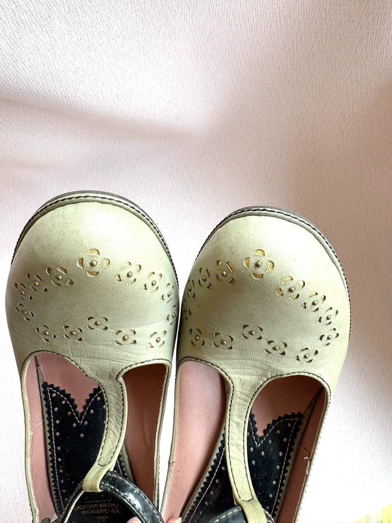 Vivienne Westwood Vivienne Westwood Yellow and green patchwork love carved h Size US 5.5 / IT 35.5 - 5 Thumbnail
