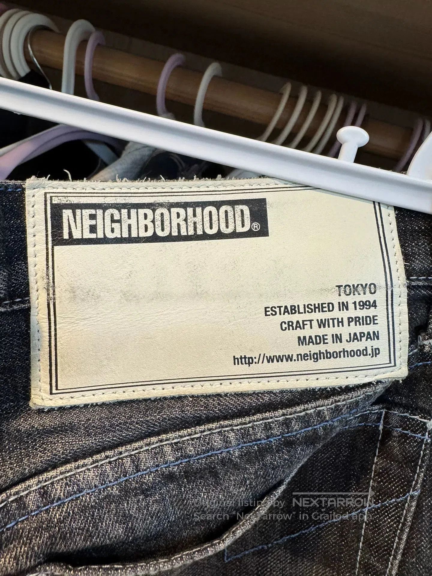 Neighborhood Neighborhood Deep Narrow Washed Black Jeans. Size US 26 / EU 42 - 4 Thumbnail
