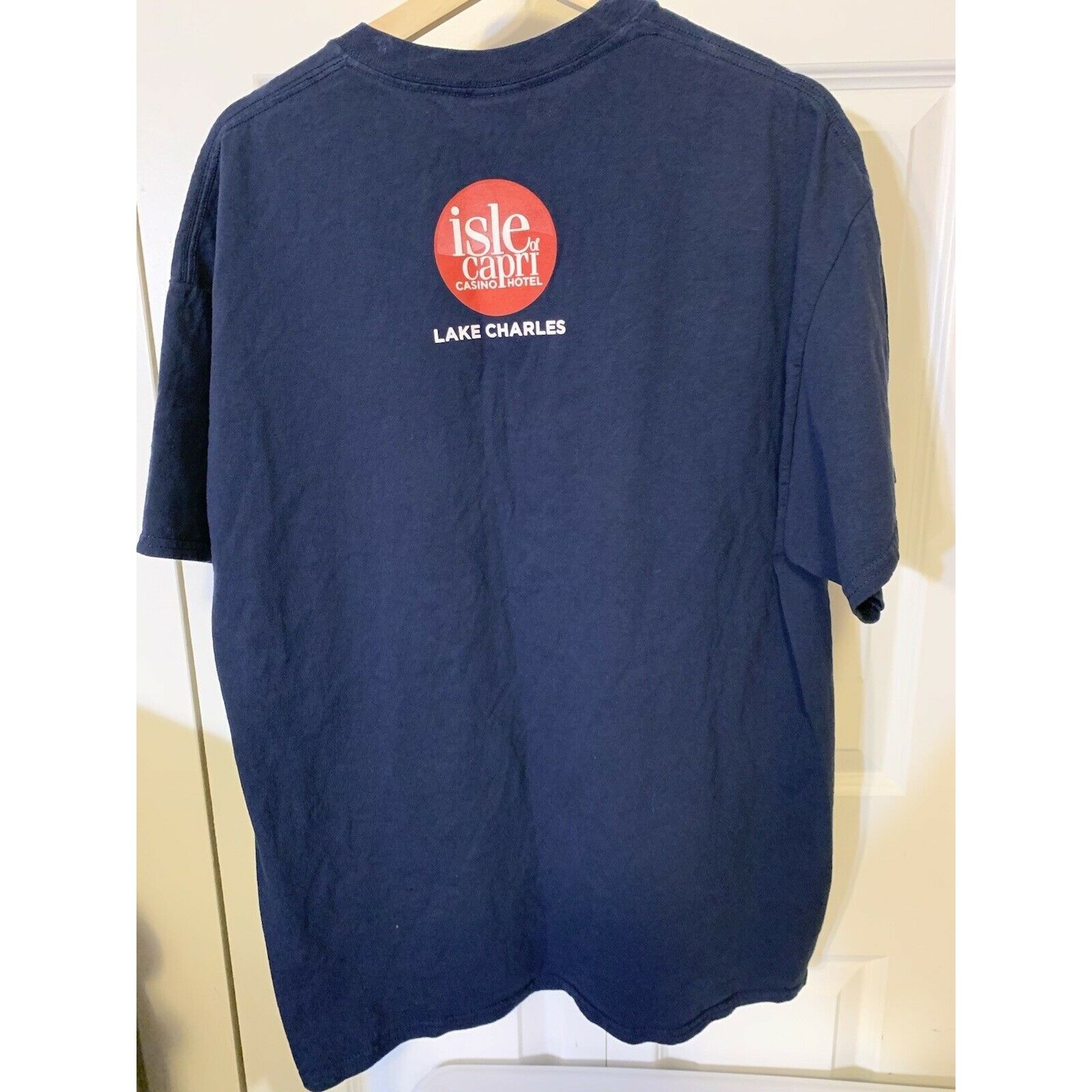 Gildan Isle of Capri Casino Navy T-Shirt Jackpot Winner Size 2XL BL Size US XXL / EU 58 / 5 - 6 Thumbnail