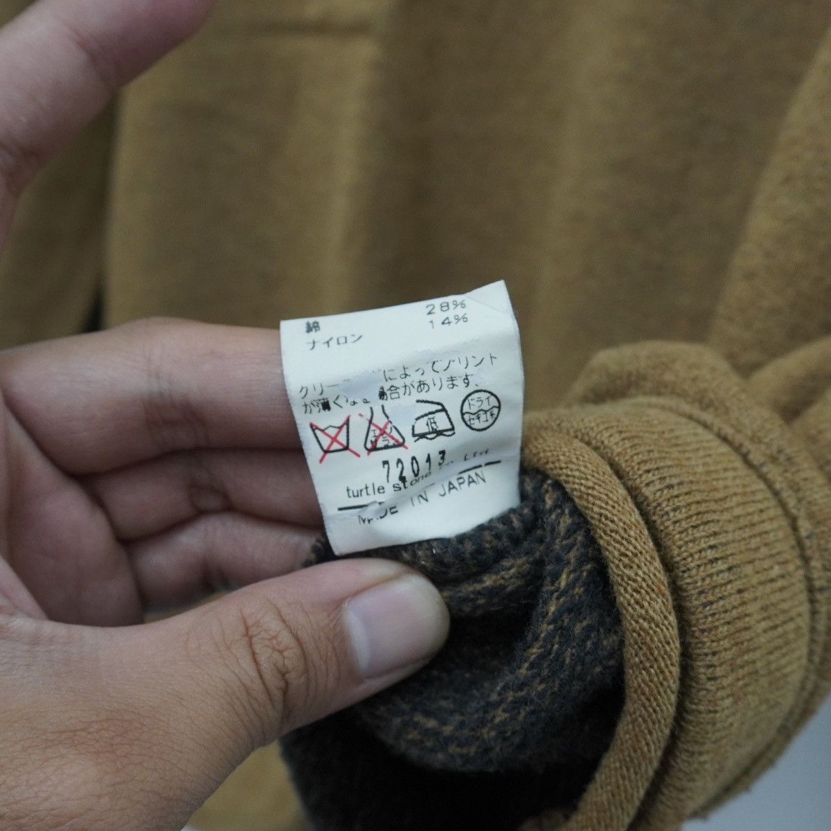 Japanese Brand Vtg Virus Denim Line Japan Brown Longsleeve Knit LGB style Size US M / EU 48-50 / 2 - 10 Thumbnail