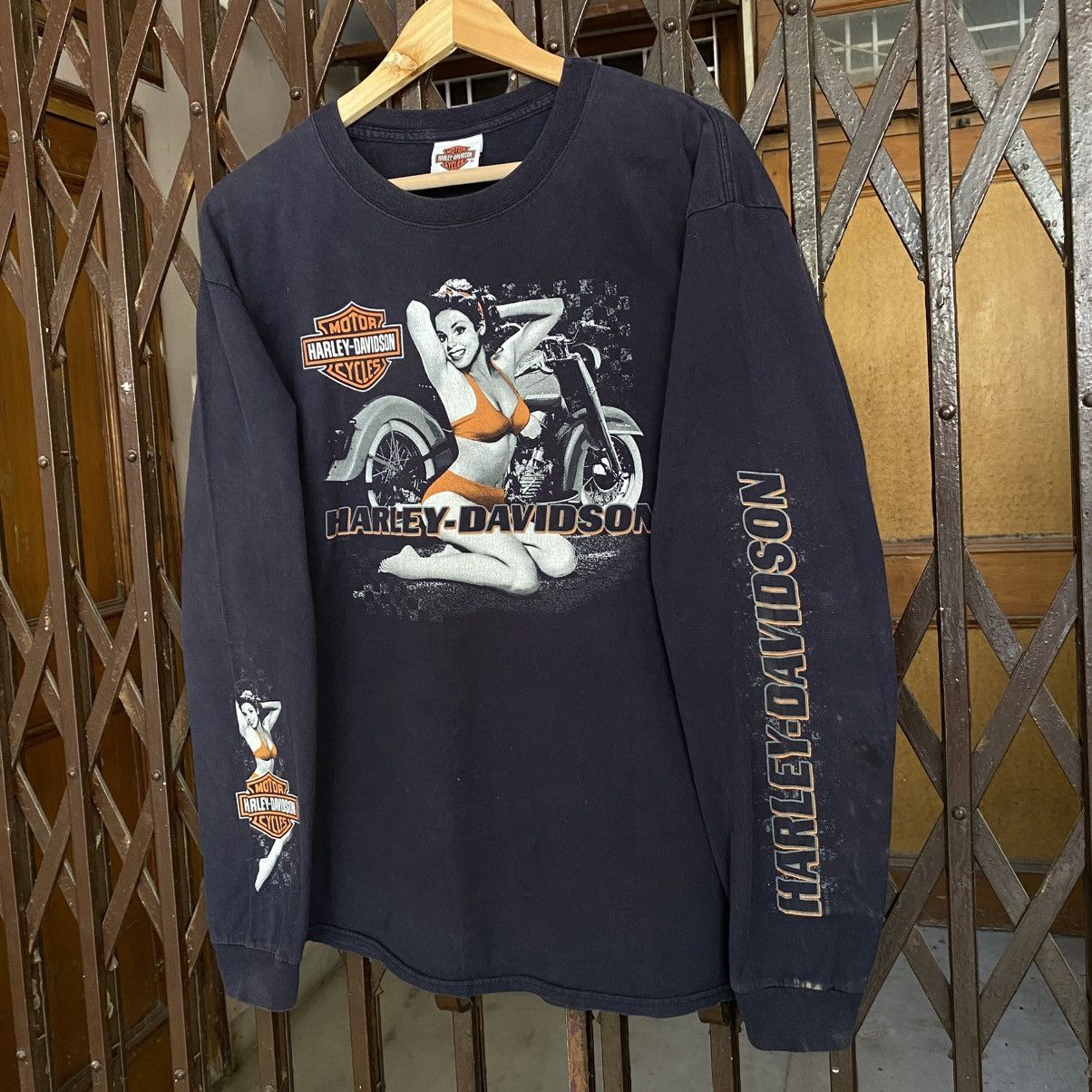 Harley Davidson Vintage Harley Davidson longsleeve shirt Size US M / EU 48-50 / 2 - 2 Thumbnail
