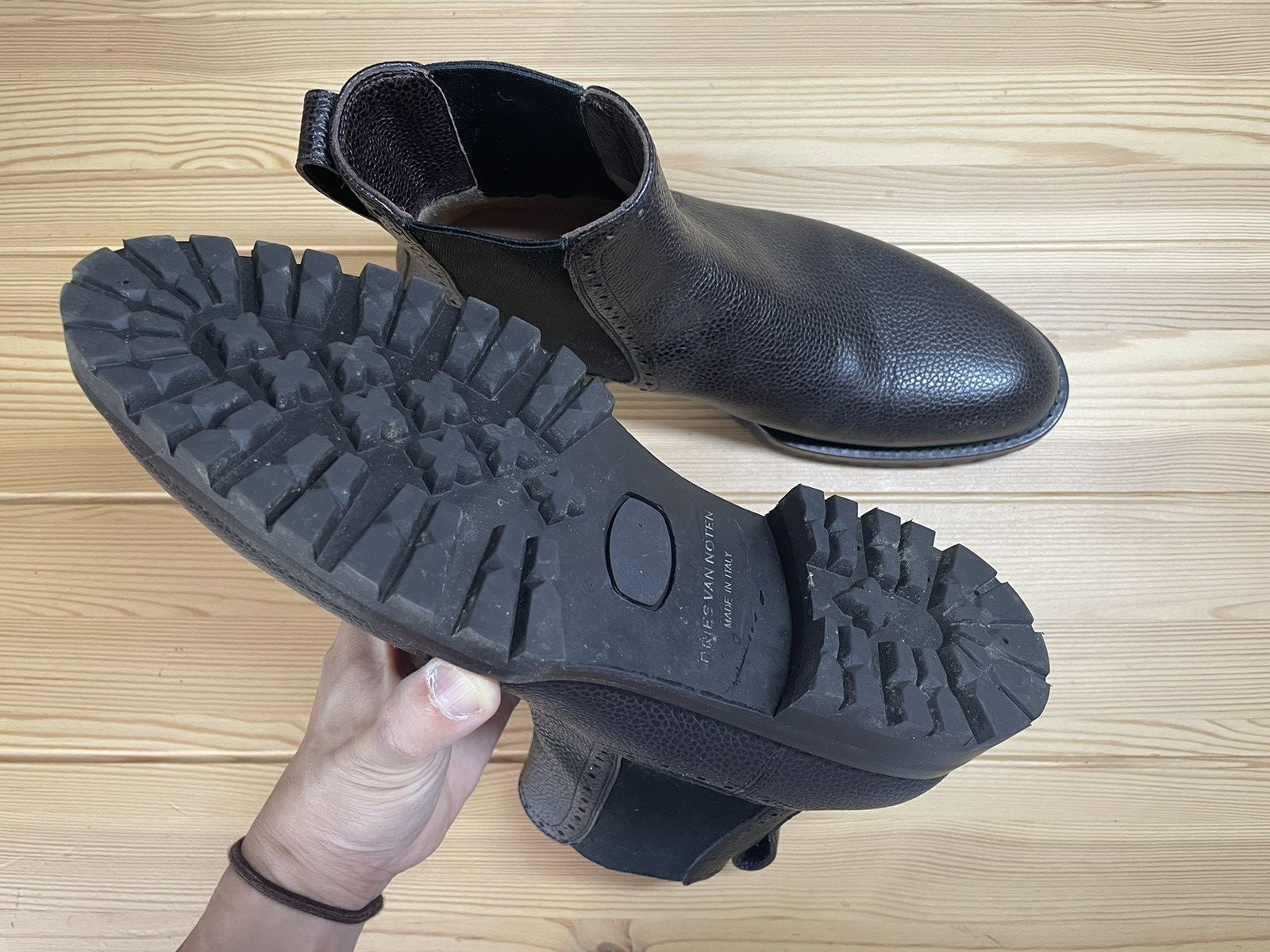 Dries Van Noten Dries Van Noten Pebble Grain Chelsea boots Size US 7.5 / EU 40-41 - 7 Thumbnail
