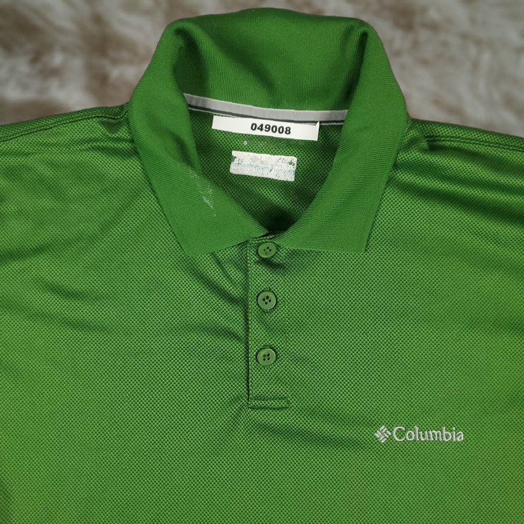 Vintage Columbia Polo Shirt Mens Size Large Green Casual Short Sleeve Adult Polo Shirt Men's Green Columbia Shirt Polo Casual Short Sleeve Size US L / EU 52-54 / 3 - 1 Thumbnail