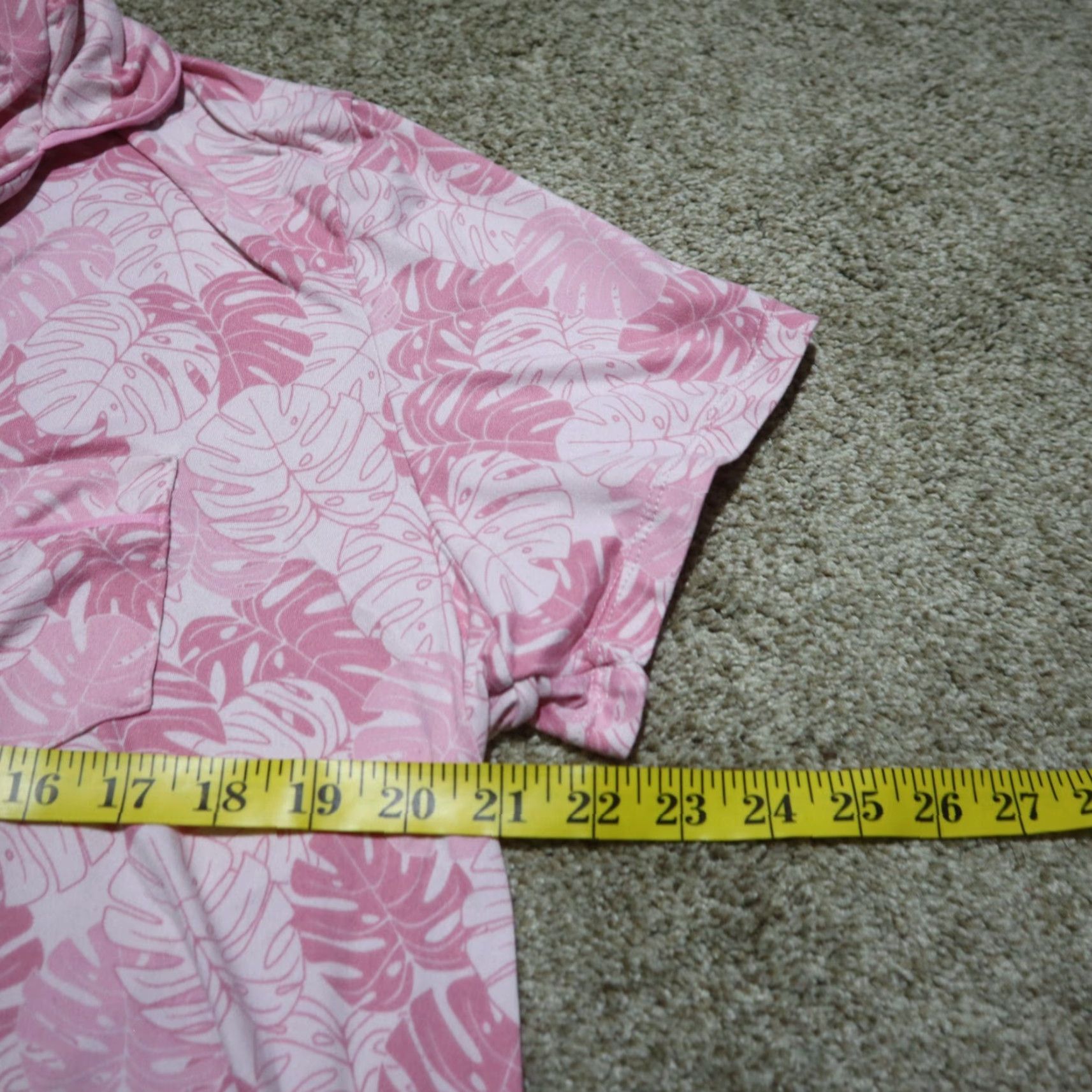 Tommy Bahama Tommy Bahama Shirt Women's Pajama Top XL Pink Floral Button Sleepwear Multicolor Polyester 90s? Size XL / US 12-14 / IT 48-50 - 4 Thumbnail
