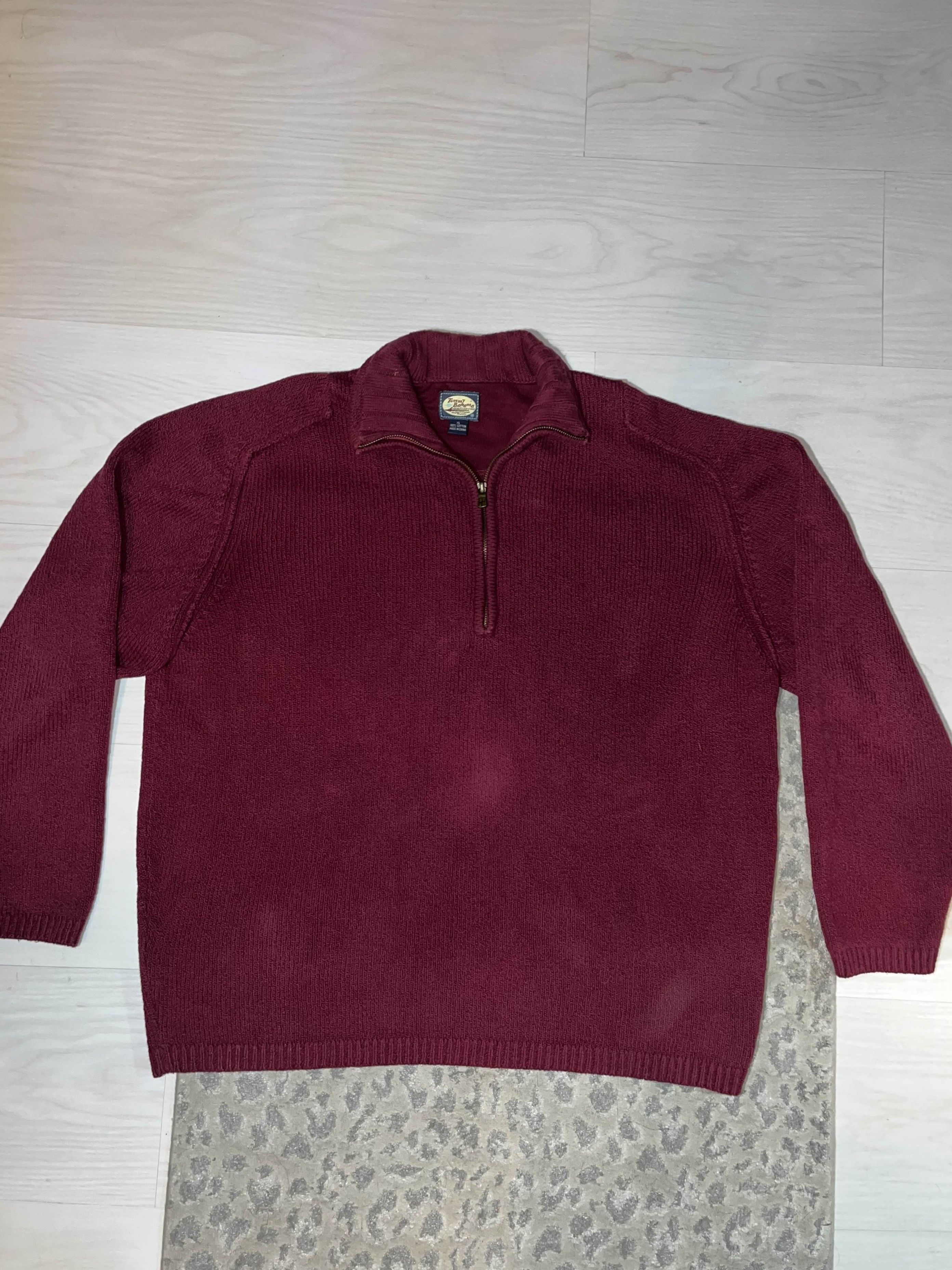 Tommy Bahama Tommy Bahama Quarter Zip Sweater Size US XL / EU 56 / 4 - 1 Thumbnail