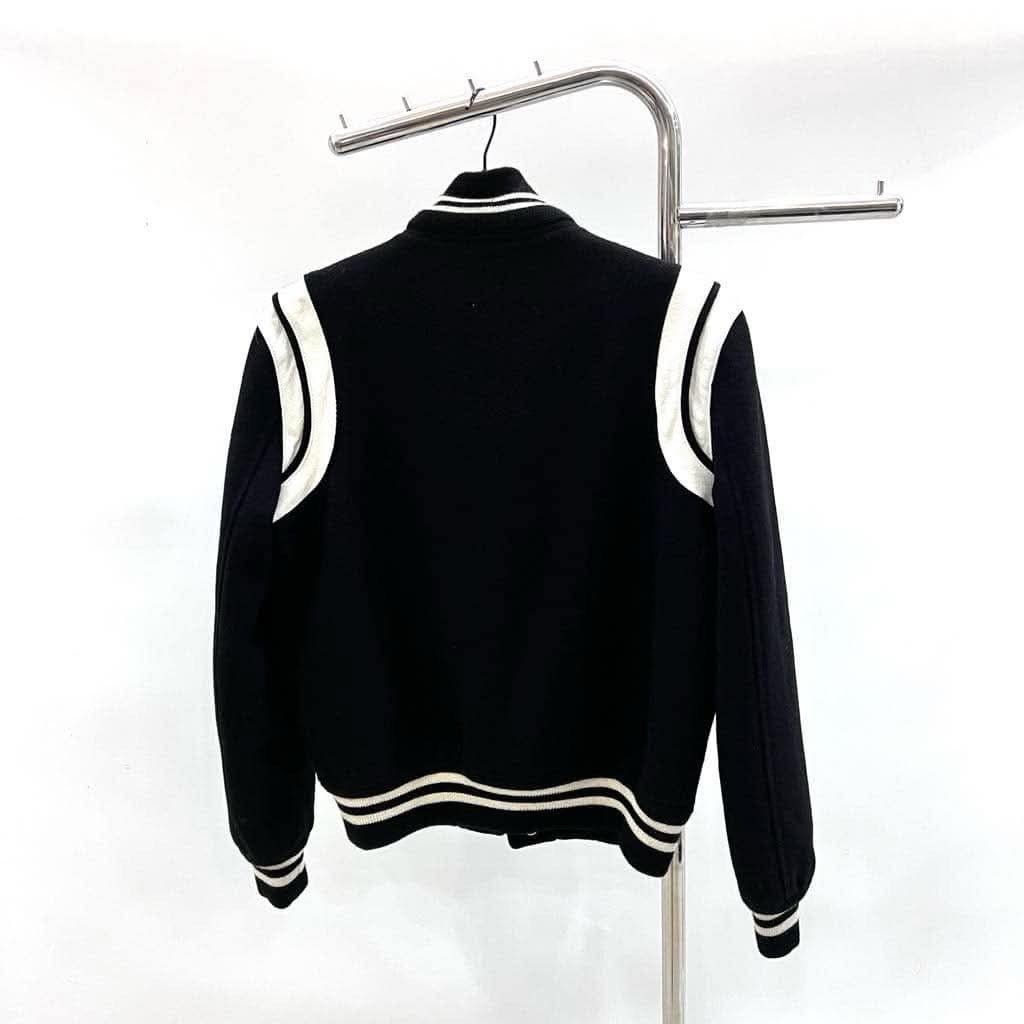 Hedi Slimane × Saint Laurent Paris × Yves Saint Laurent HEDI SLIMANE X SAINT LAURENT TEDDY WOOL BOMBER JACKET IT44 Size US S / EU 44-46 / 1 - 2 Thumbnail