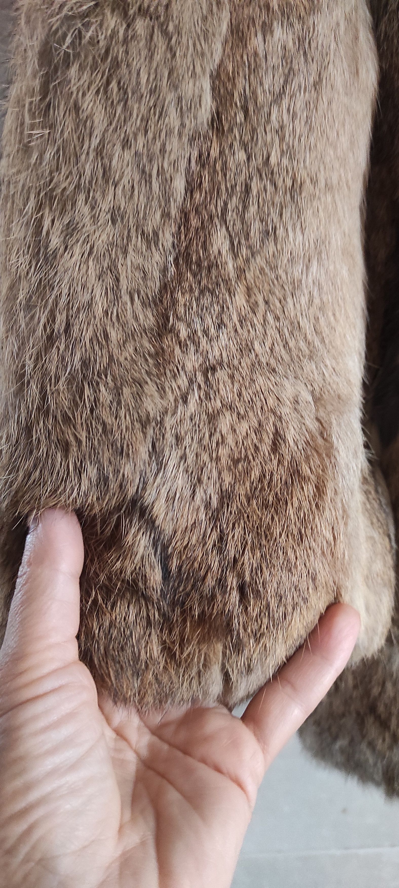 Genuine Leather × Vintage Frylane Paris Genuine Real Rabbit Fur Coat Made In France M Size M / US 6-8 / IT 42-44 - 9 Thumbnail