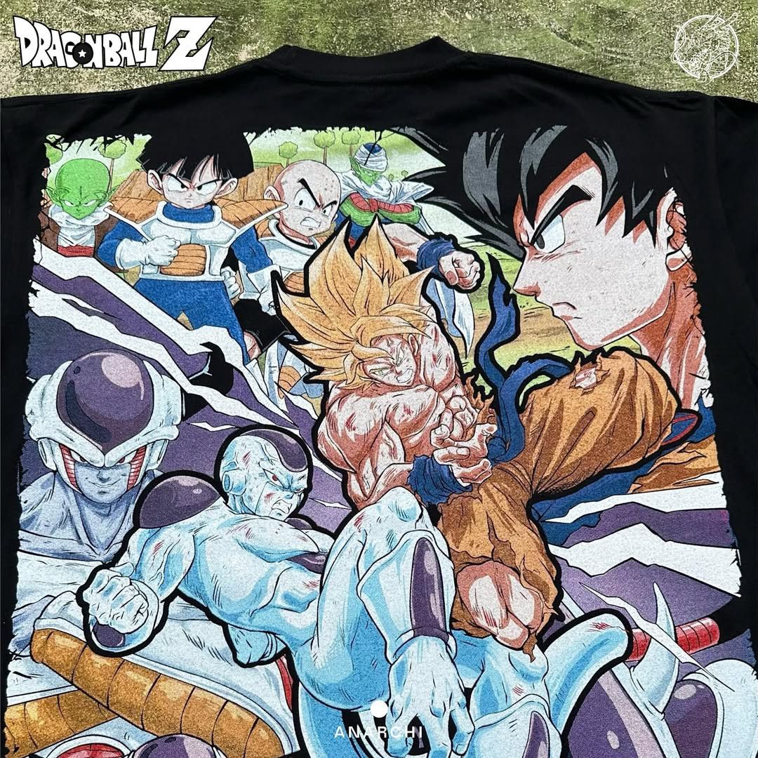 Anime × Japanese Brand Rare 🔥 Goku SSJ x Frieza Modern T-shirt Size US XL / EU 56 / 4 - 4 Thumbnail