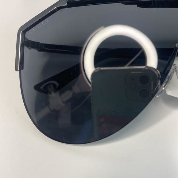 Gucci New - GUCCI Metal Rimless Square Sunglasses GG0291S Black Go Size ONE SIZE - 2 Thumbnail