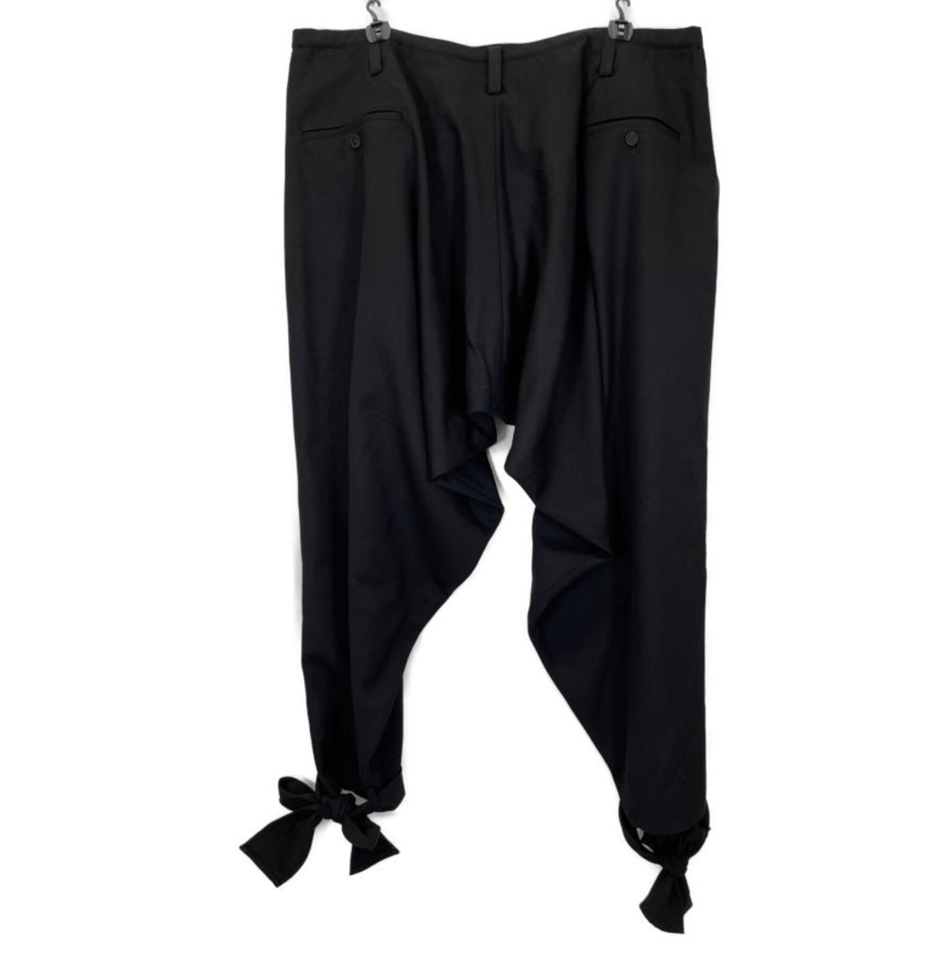 Yohji Yamamoto Yohji Yamamoto Pour Homme - TWISTED HEM DRAPED PANTS Size US 30 / EU 46 - 2 Thumbnail