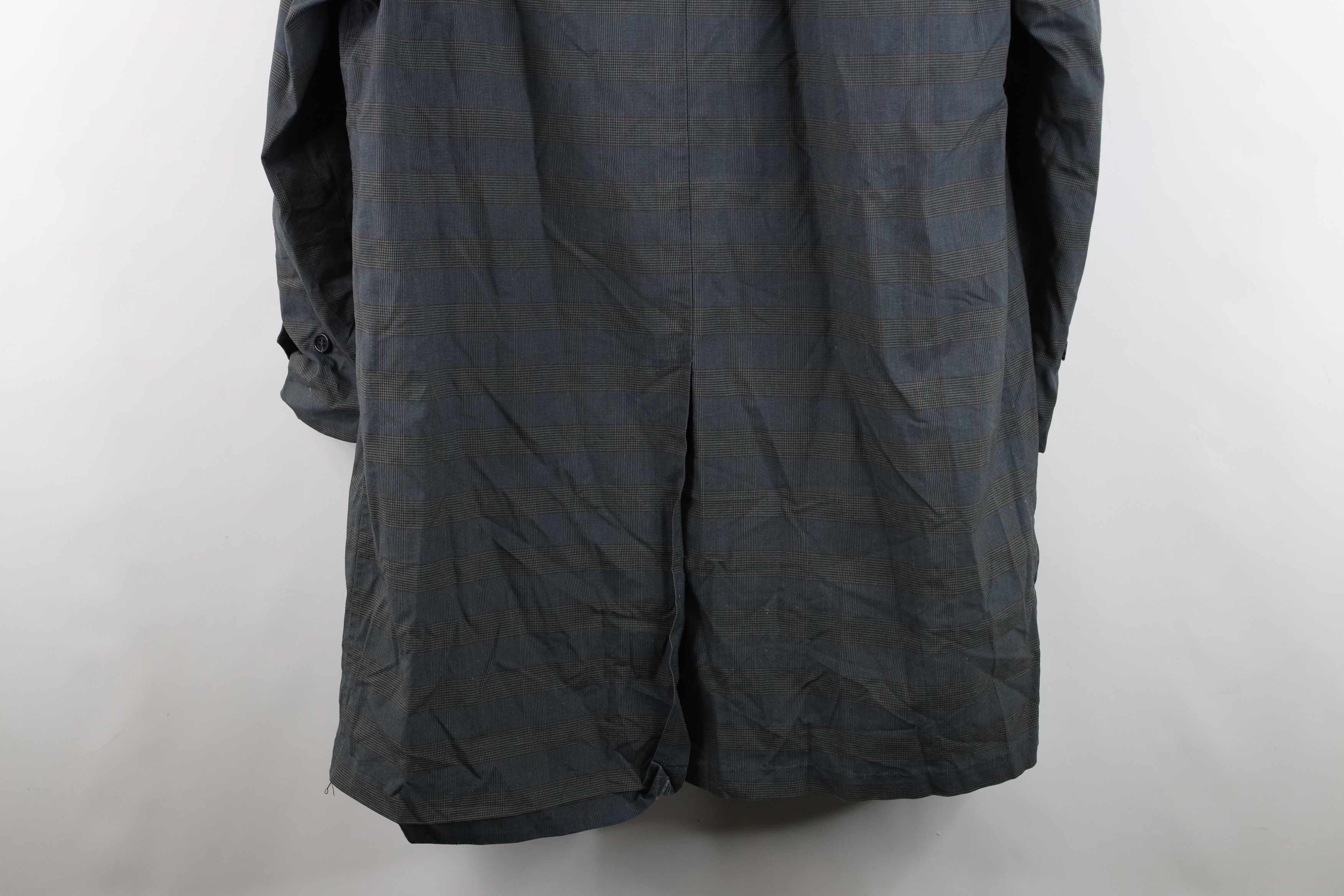 Vintage Vintage 70s Rockabilly Trench Coat Rain Jacket Plaid USA Size US L / EU 52-54 / 3 - 15 Thumbnail