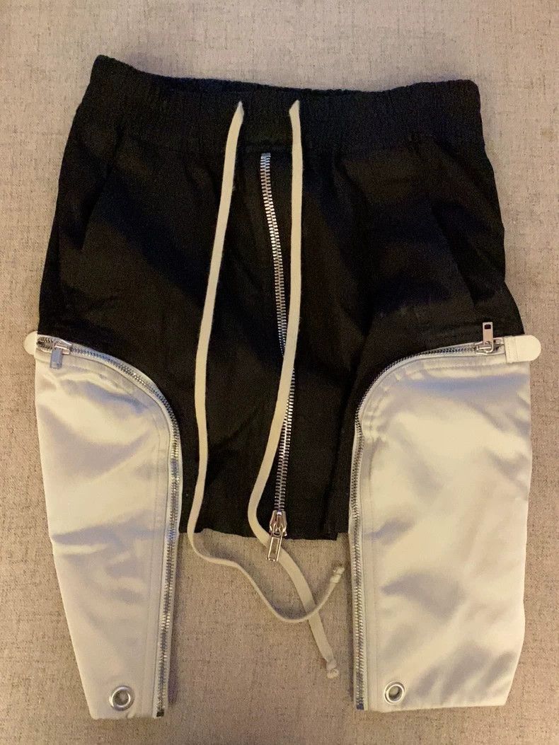 Rick Owens rick owens Paneled Nylon Mega Lace Skirt 2505-Nextarrow Size 37" - 5 Thumbnail