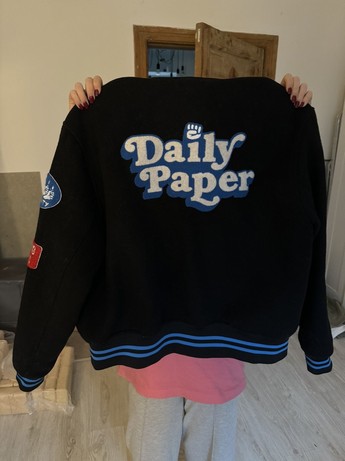 Daily Paper Daily Paper Neko varsity jacket Size US L / EU 52-54 / 3 - 6 Thumbnail