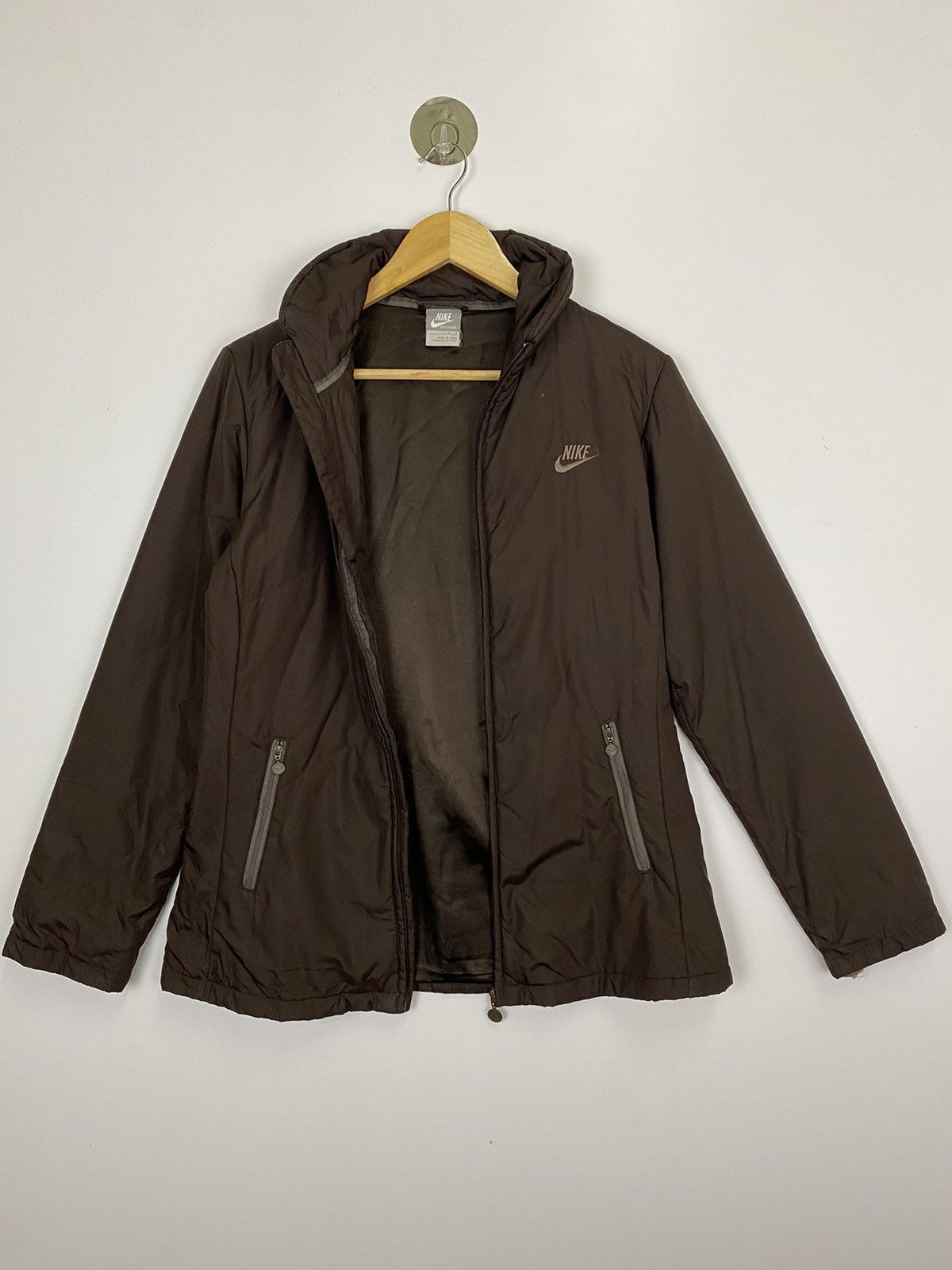Nike Vintage Y2K Nike Light Jacket Brown Size US S / EU 44-46 / 1 - 1 Thumbnail