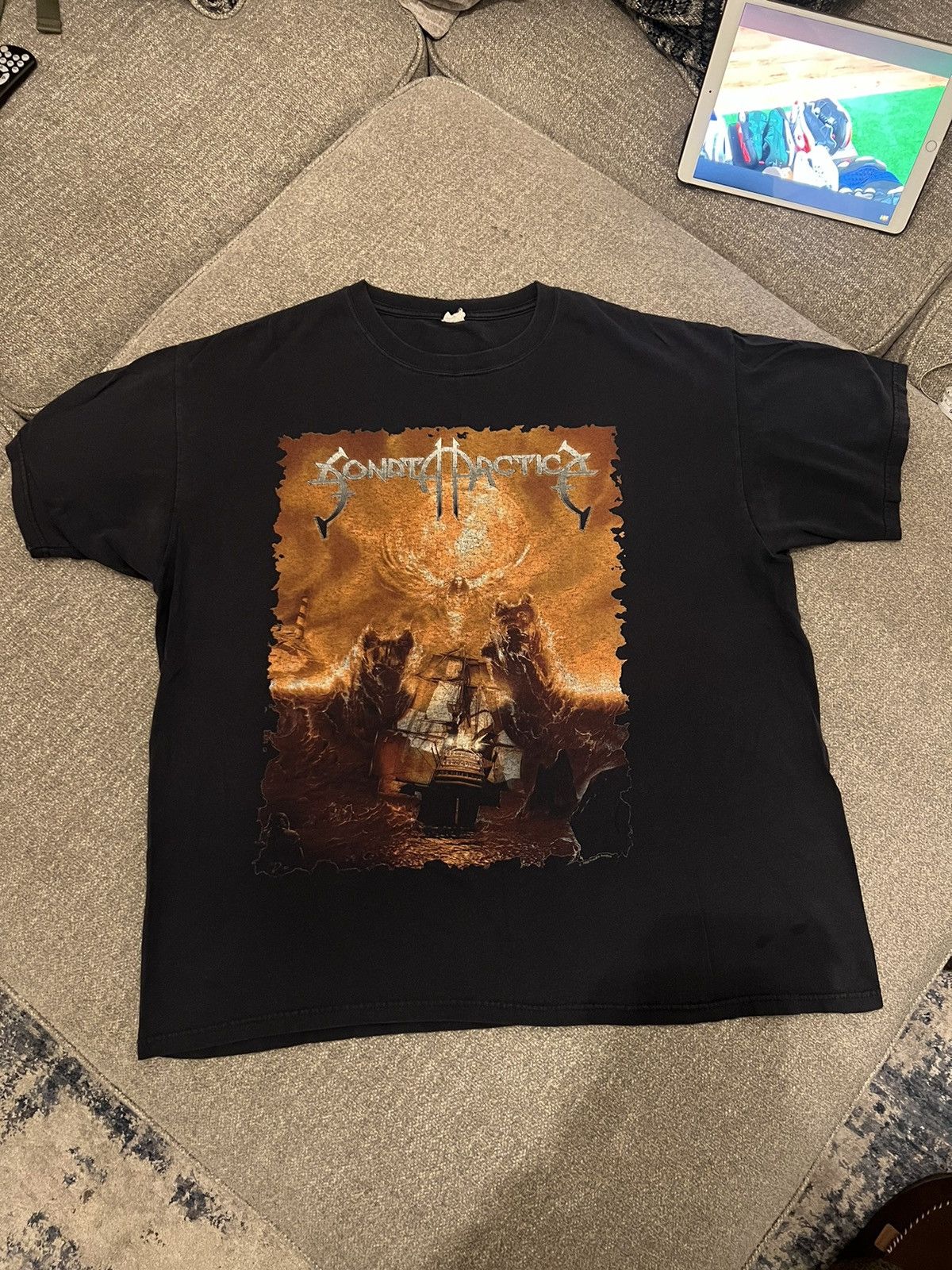 Band Tees × Vintage Vintage 2005 Sonata Arctica Heavy Metal North American Tour Size US XL / EU 56 / 4 - 1 Thumbnail