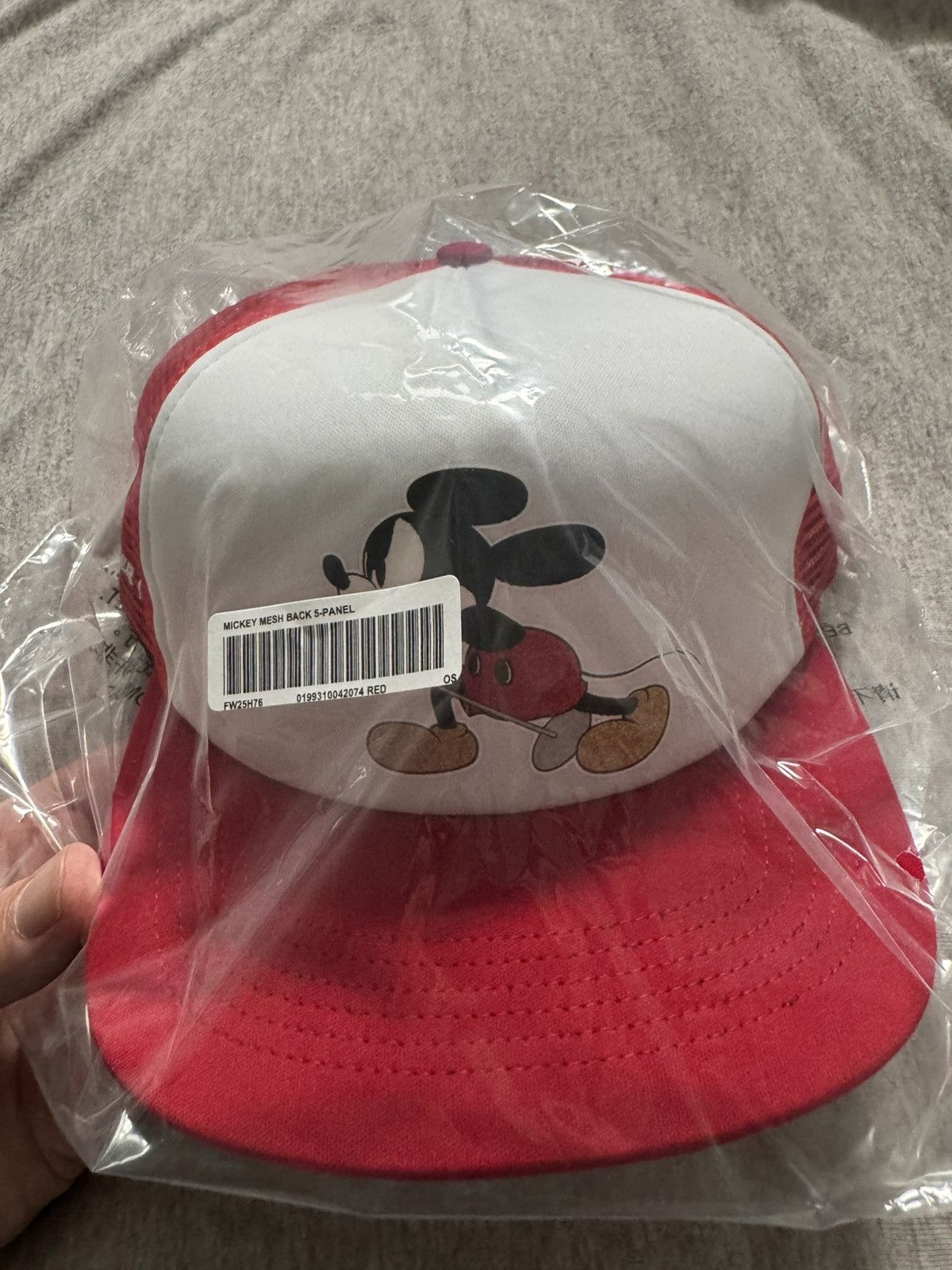 Supreme Mickey Mouse Mesh Back 5-Panel 赤 Supreme/Number (N)ine/Mickey Mouse Mesh Back 5-Panel｜Yahoo!フリマ