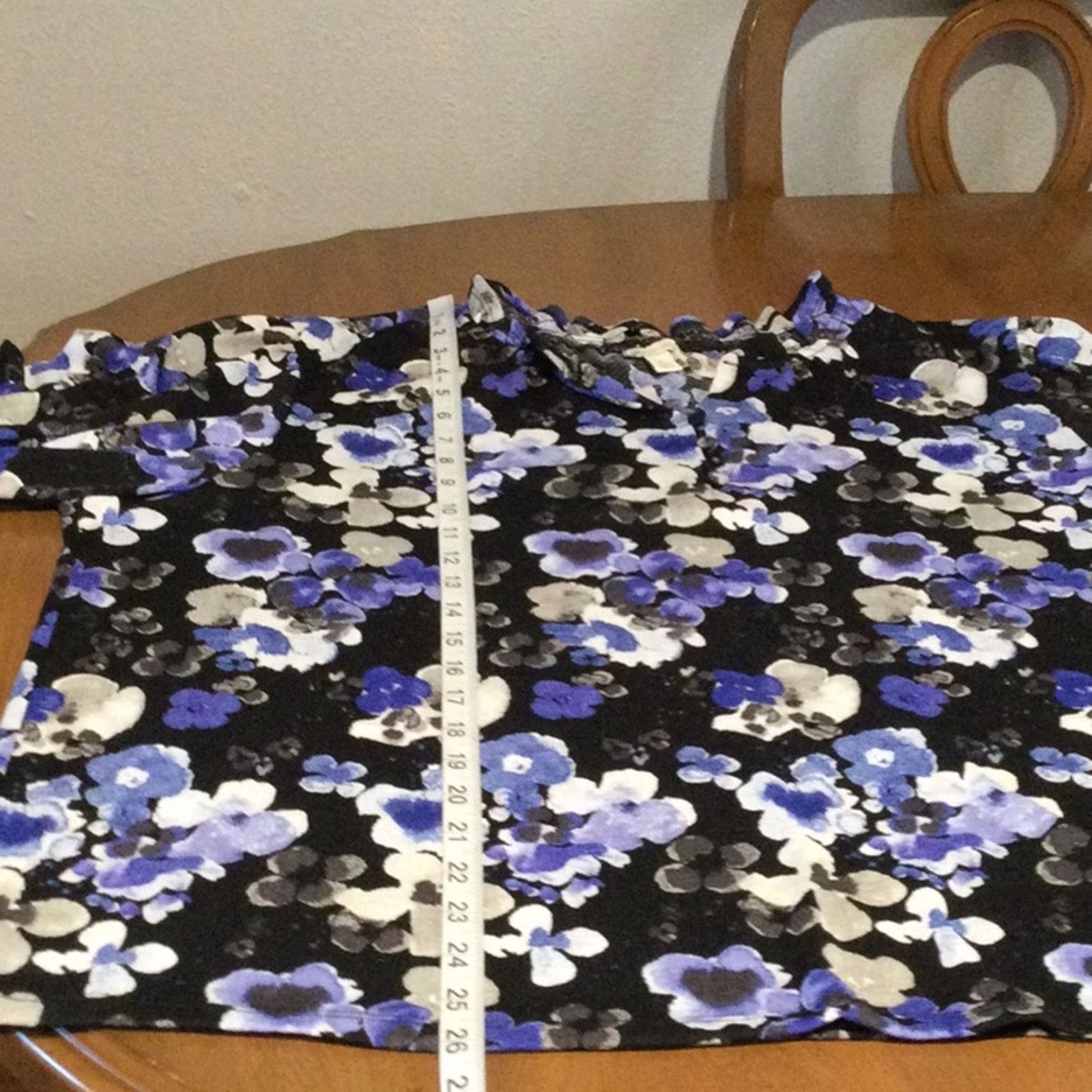 Other Cato Est. 1946 Multicolor Peplum Sleeve Floral Blouse Sz XL Size XL / US 12-14 / IT 48-50 - 16 Thumbnail