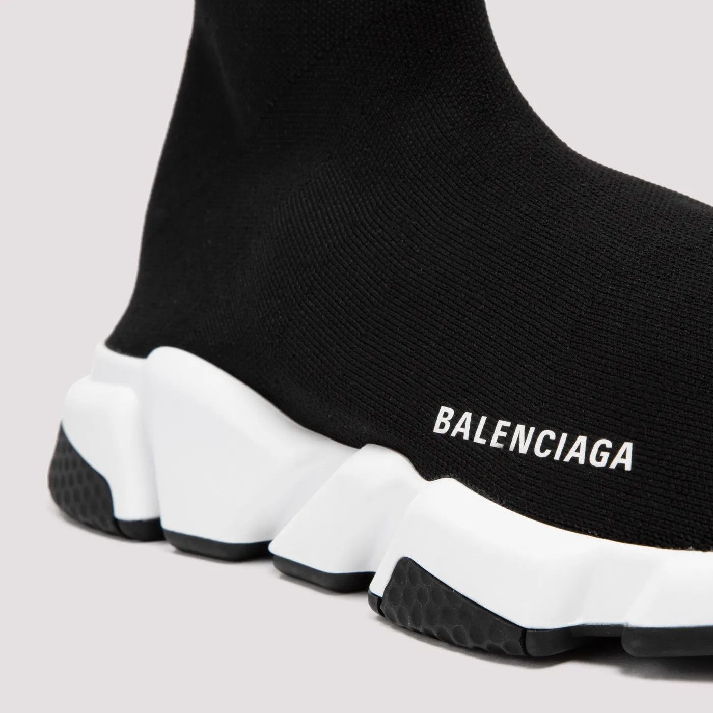 Balenciaga o1bcso1str0126 Speed Recycled Knit Sneakers in Black Size US 8 / EU 41 - 4 Thumbnail