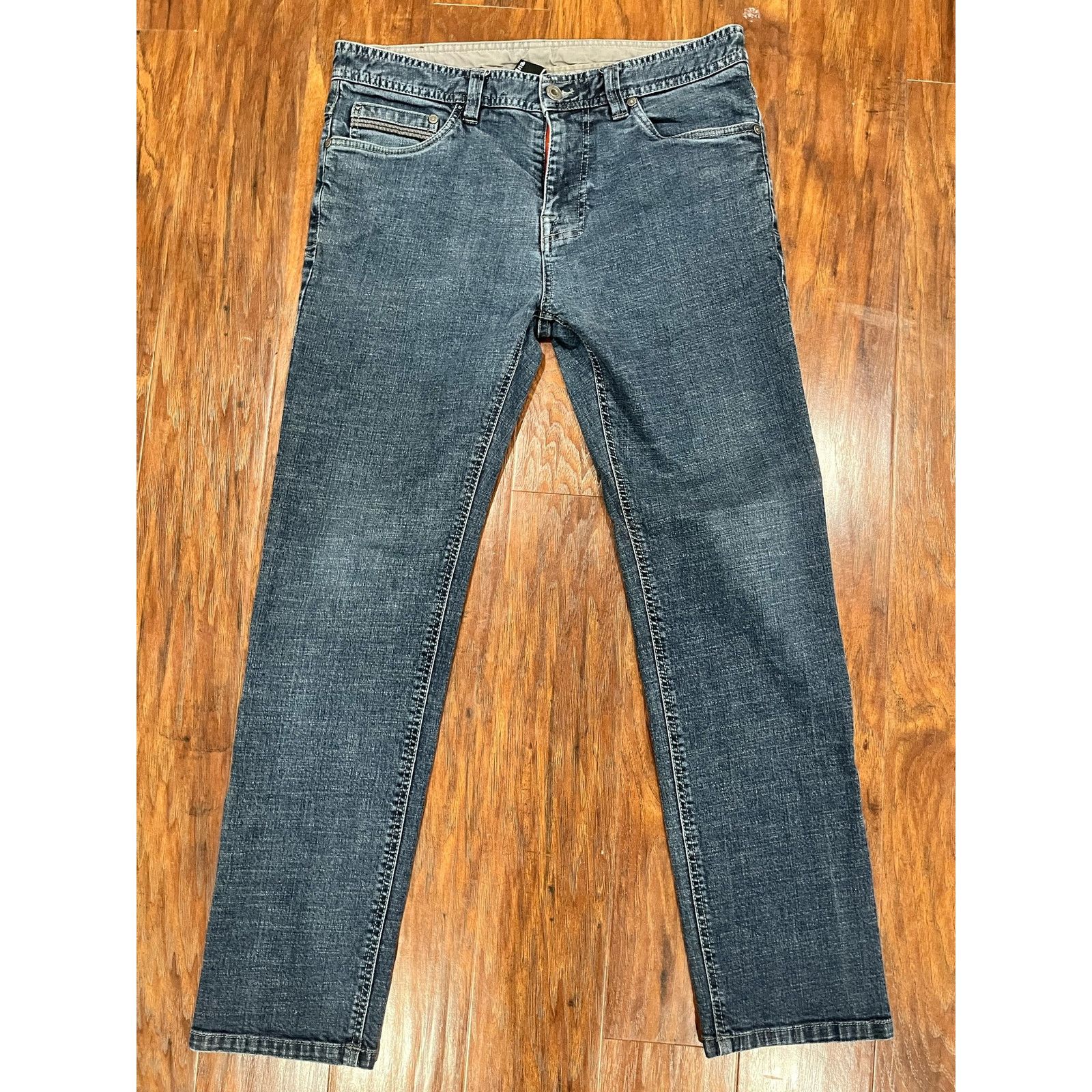 Prana Prana Breathe Jeans Mens 32 X 28 Blue Denim Straight Leg Size US 32 / EU 48 - 1 Thumbnail