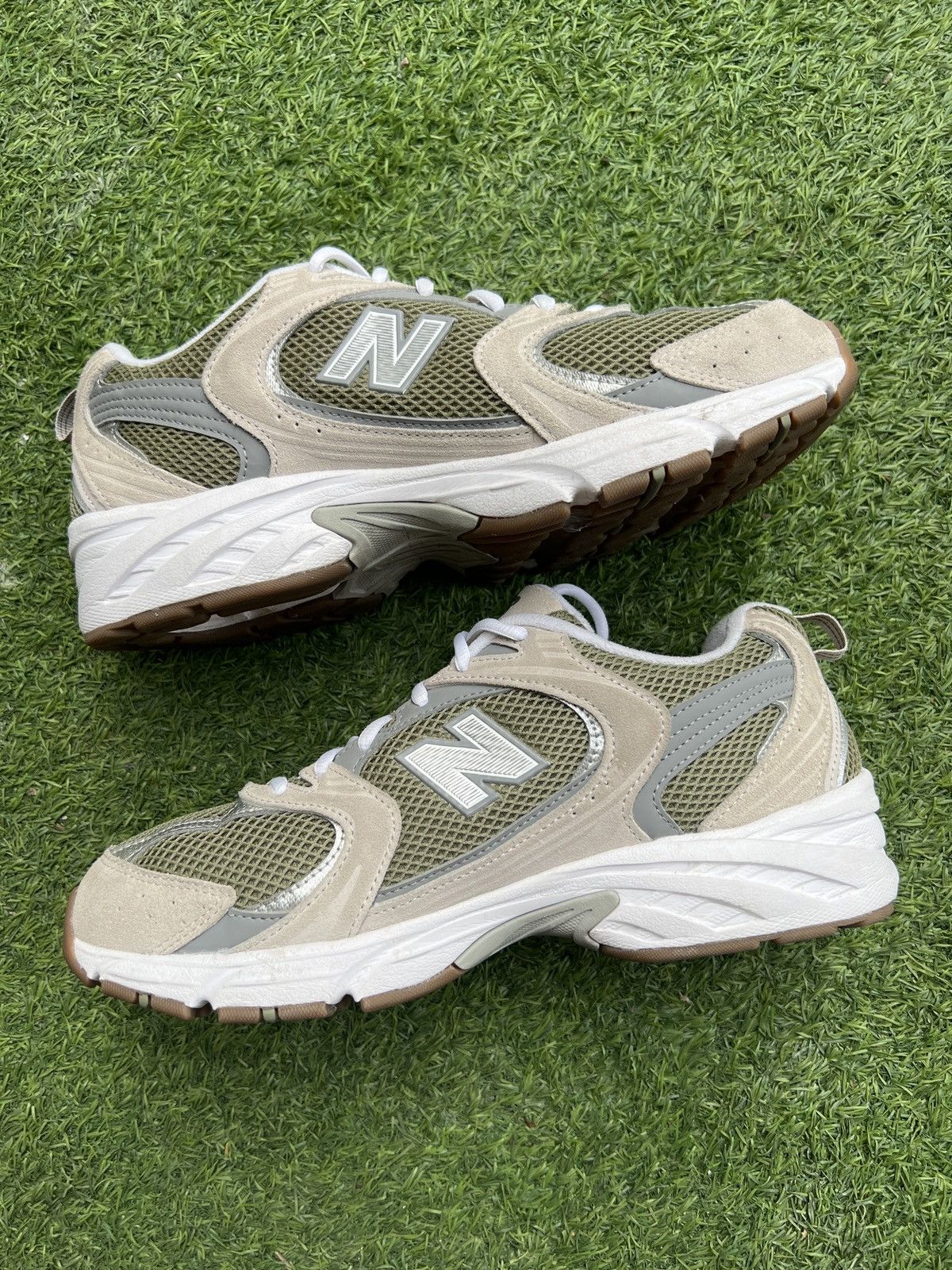 New Balance Rare 💥New Balance 530 Olive Grey MR530GA Size US 10.5 / EU 43-44 - 2 Thumbnail