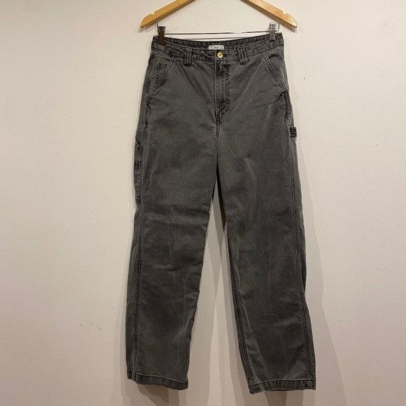 Aritzia Aritzia Carpenter Twill Greenwich Pants in Light Grey Size 28" / US 6 / IT 42 - 1 Thumbnail