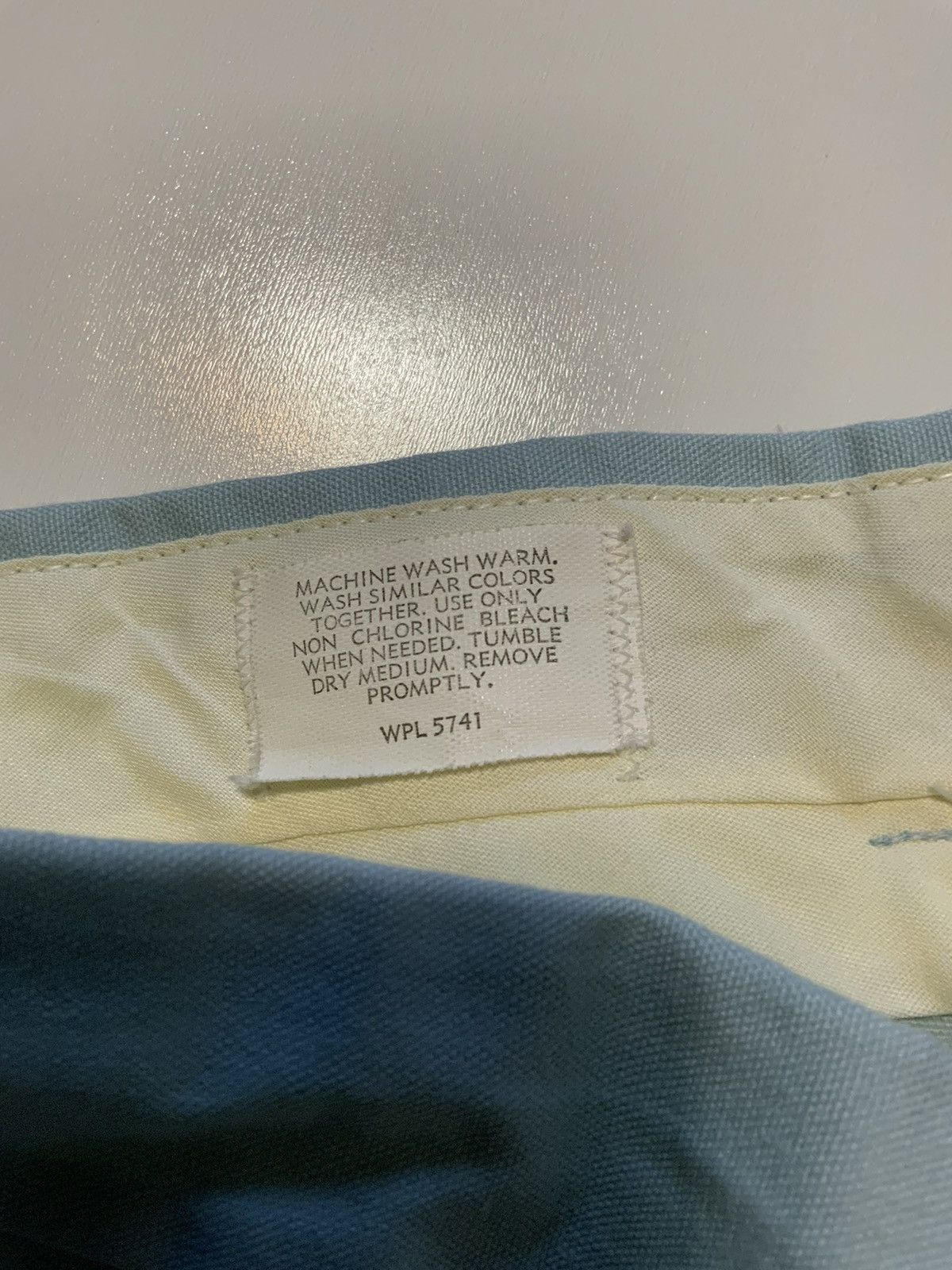 Vintage VTG 80s On Course Wide Leg Golf YKK Zipper Chino Work Pants Size US 36 / EU 52 - 5 Thumbnail