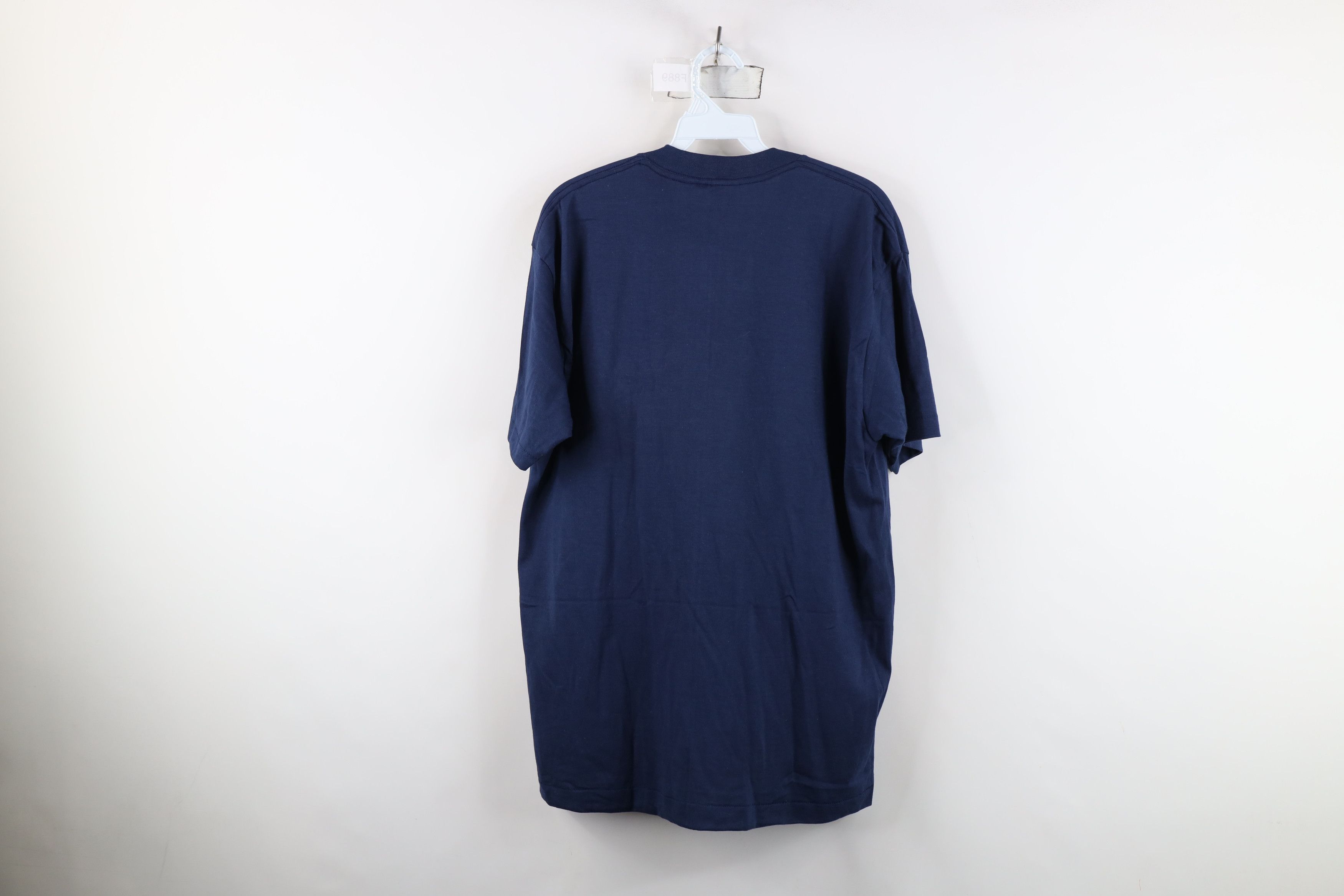 Vintage Vintage 80s 90s Union Local 20 Short Sleeve T-Shirt Blue USA Size US XL / EU 56 / 4 - 13 Thumbnail