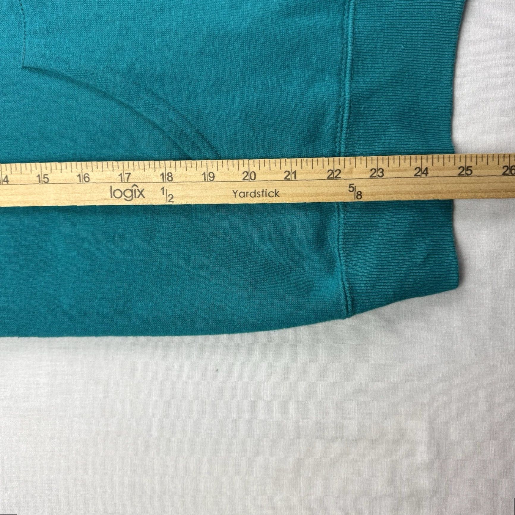 Altea Vintage Full Zip Hoodie Mens Adult Medium Teal Pockets 80s USA Cotton Blend Size US M / EU 48-50 / 2 - 7 Thumbnail
