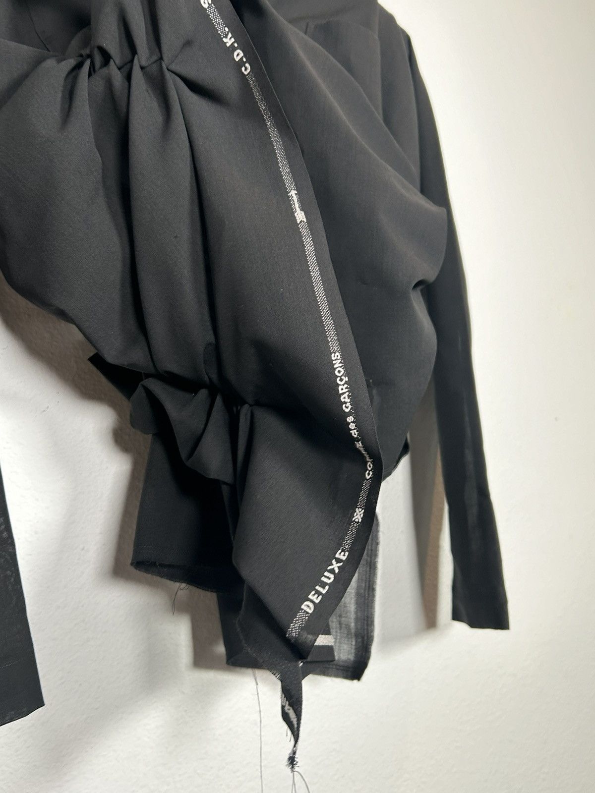 Comme des Garcons SS2006 Selvedge Drape Wool Pleated shirt Size US S / EU 44-46 / 1 - 3 Thumbnail
