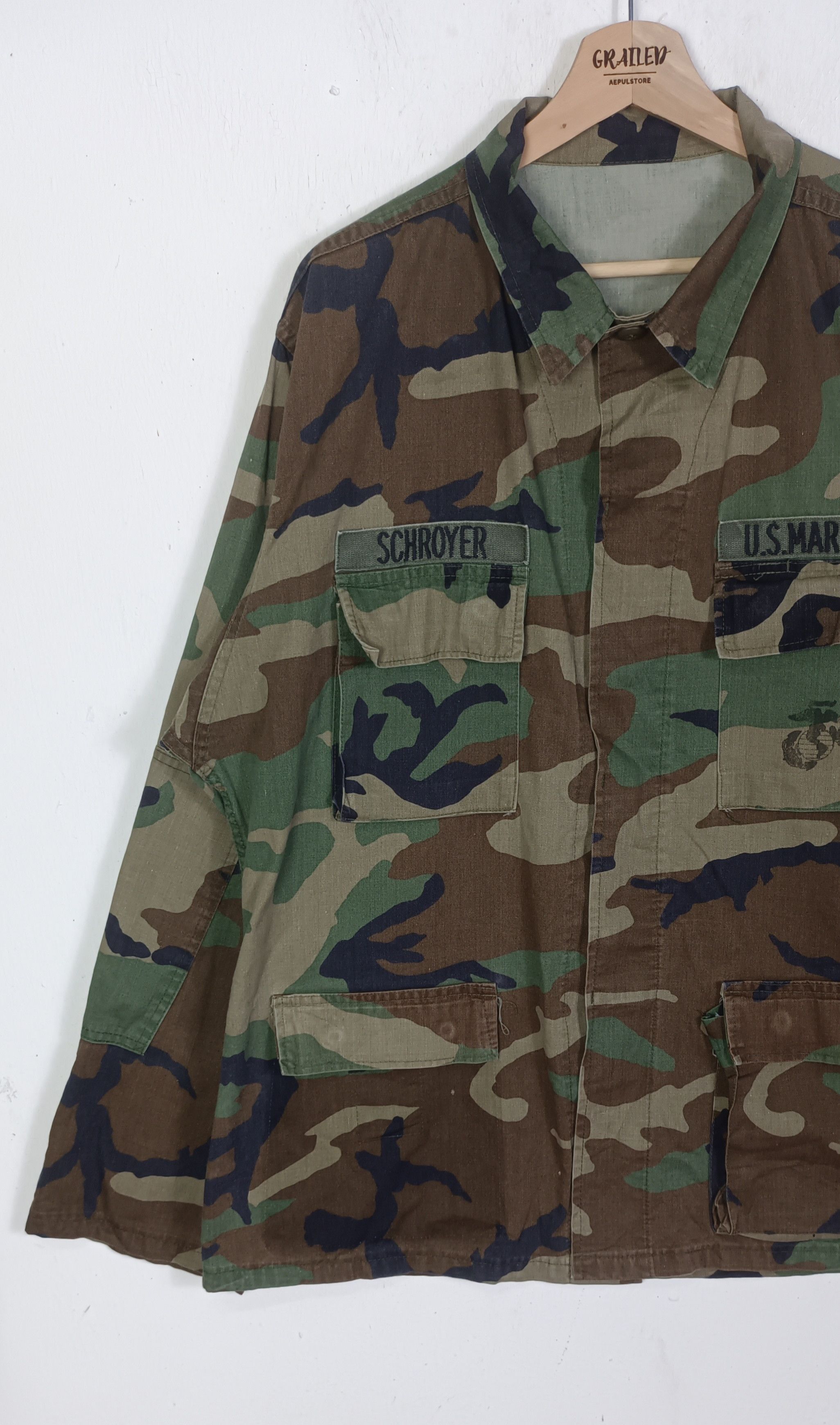 US Marines Military Woodland Camouflage